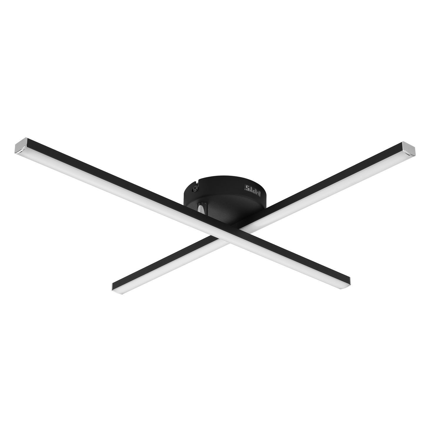 IMPTS Deckenleuchte LED Deckenlampe Schwarz 3000K günstig online kaufen