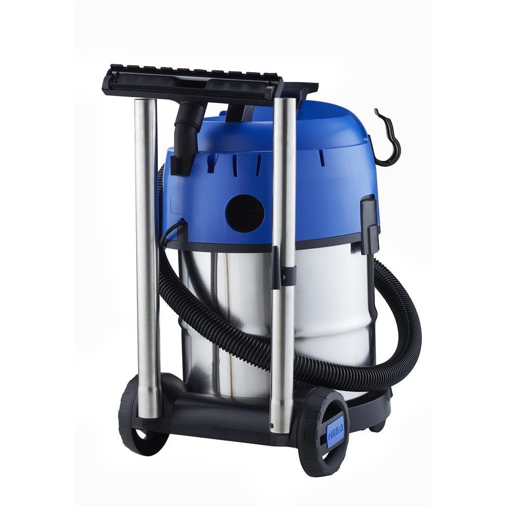 Nilfisk Bodenstaubsauger Multi II 22 Inox Nass-/Trockensauger 18451551, Werkstattsauger, 22l, Inox-Behälter, Blasfunktion