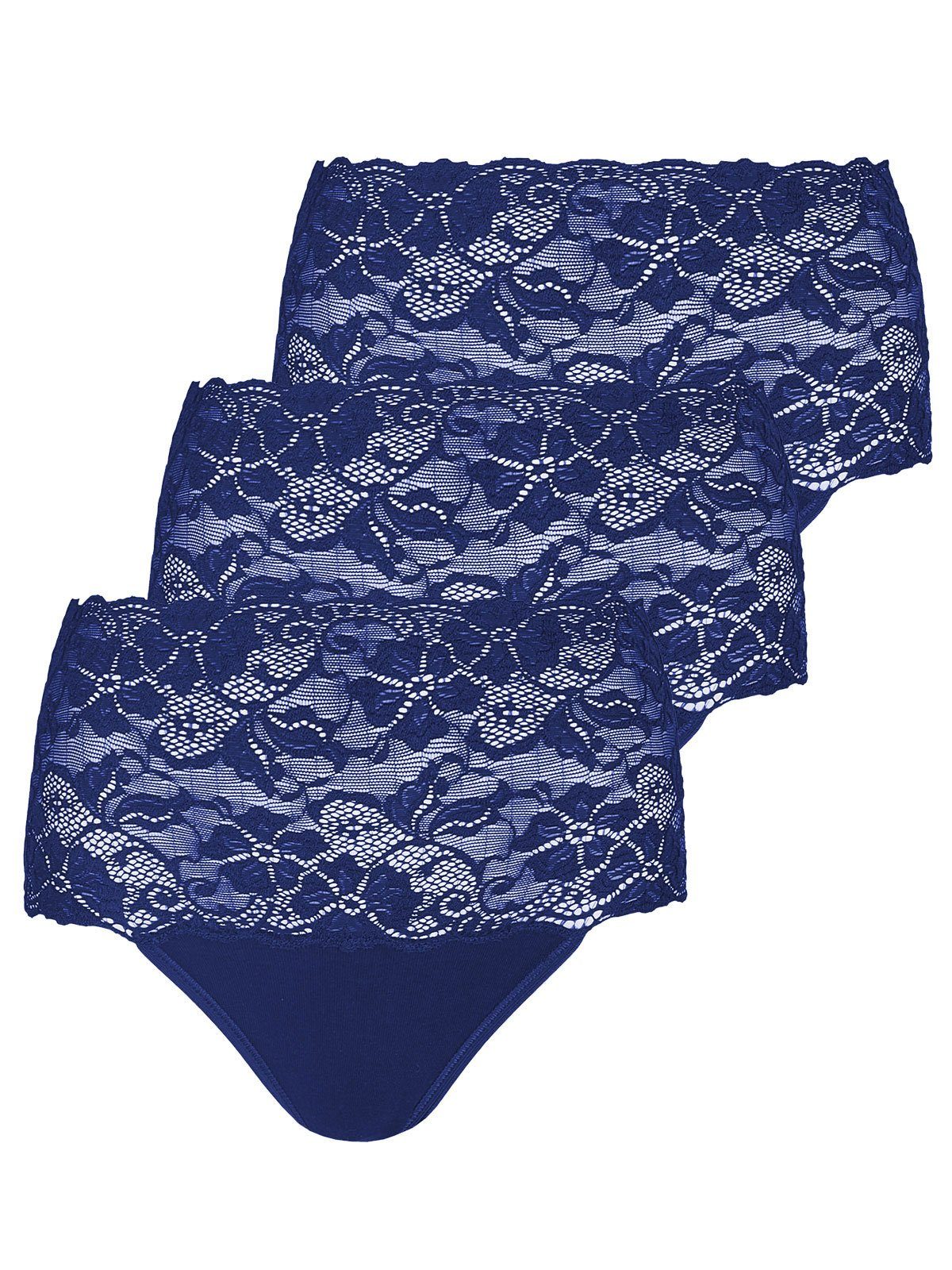 Nina Von C. Taillenslip 3er Pack Damen Taillenslip Fine Cotton (Packung, 3- günstig online kaufen