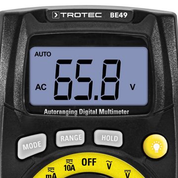 TROTEC Multimeter Digital-Multimeter BE49, Digitales Multifunktionsmessgerät
