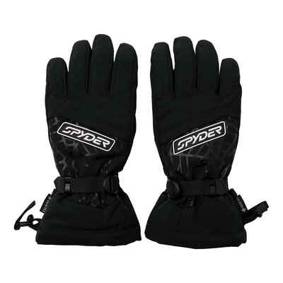 Spyder Skihandschuhe Overweb GTX Gloves mit Reißverschlusstasche auf dem Handrücken