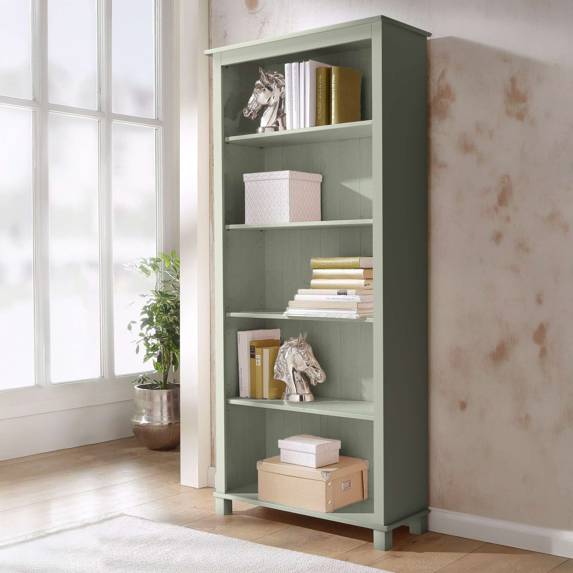 OTTO home Regal Pivo, aus massivem schönen Kiefernholz, Höhe 171 cm