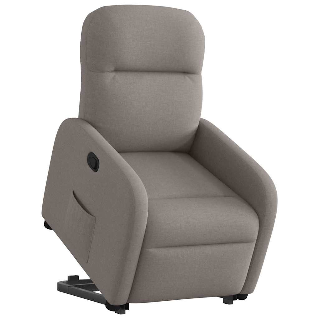 vidaXL Кресла Relaxsessel mit Aufstehhilfe Taupe Stoff (1-St)