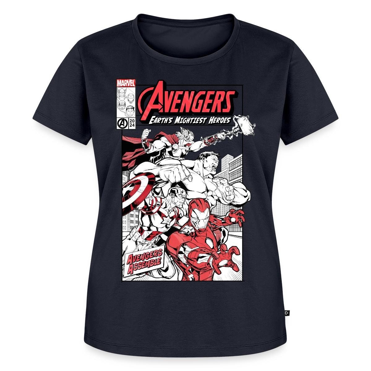 T-Shirt Avengers Assemble Helden Comic-Motiv Frauen Premium T-Shirt