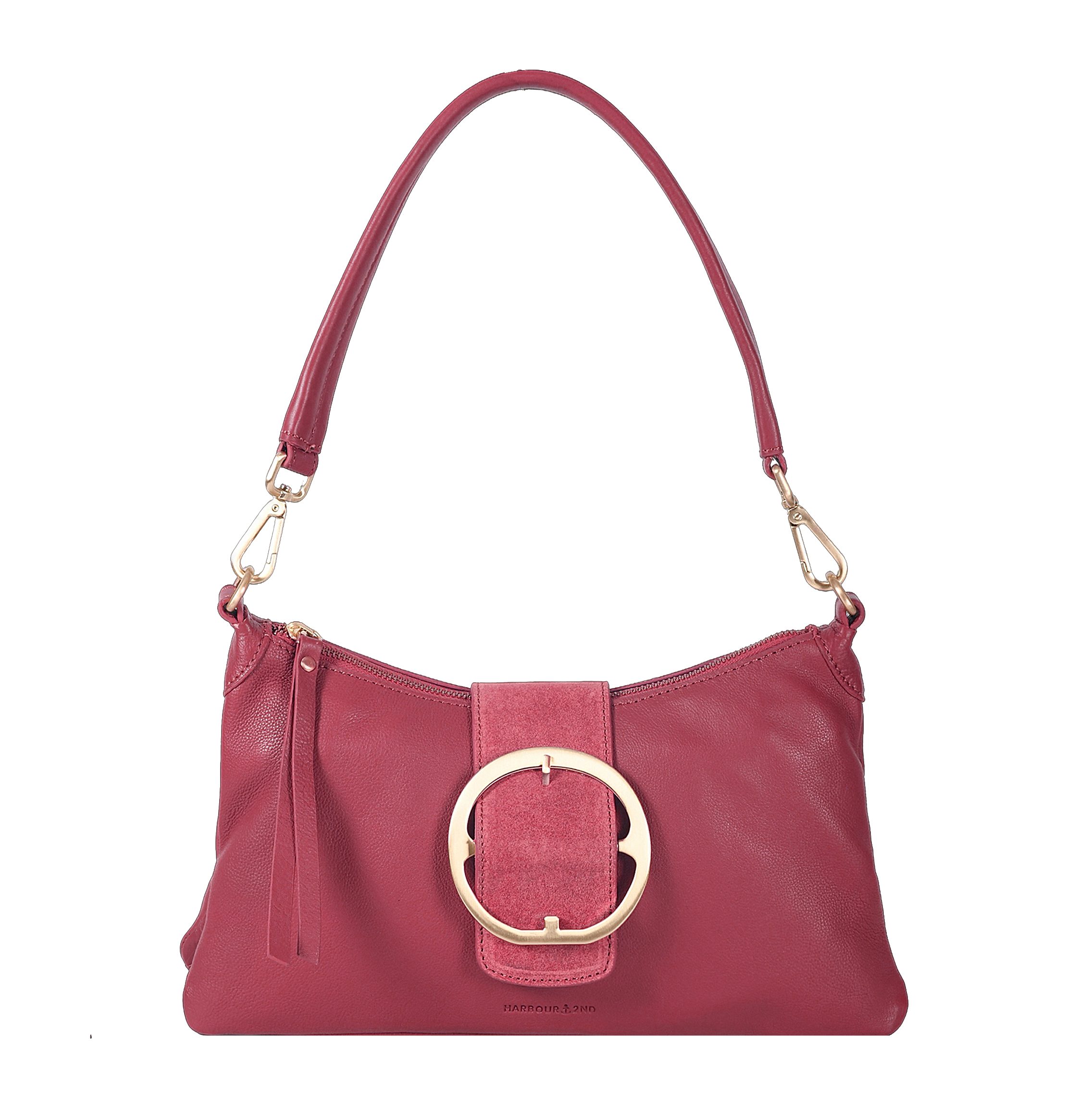 HARBOUR 2nd Schultertasche Ilaria, Handtasche, Abendtasche mit Reißverschlussfach auf der Rückseite