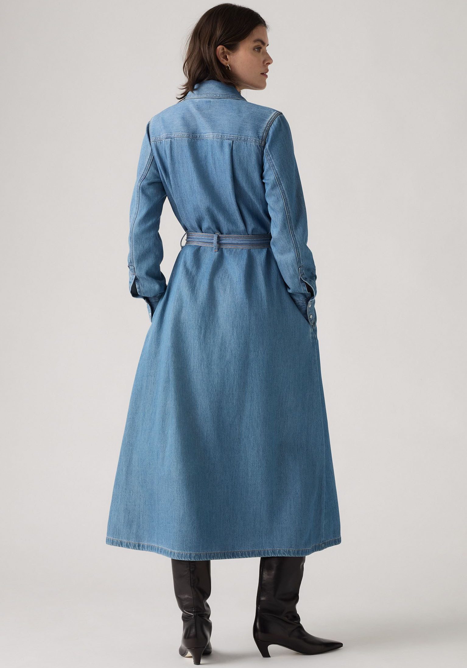 Levi's® Jeanskleid inklusive Gürtel (2-tlg) mit seitlichen Eingrifftaschen günstig online kaufen