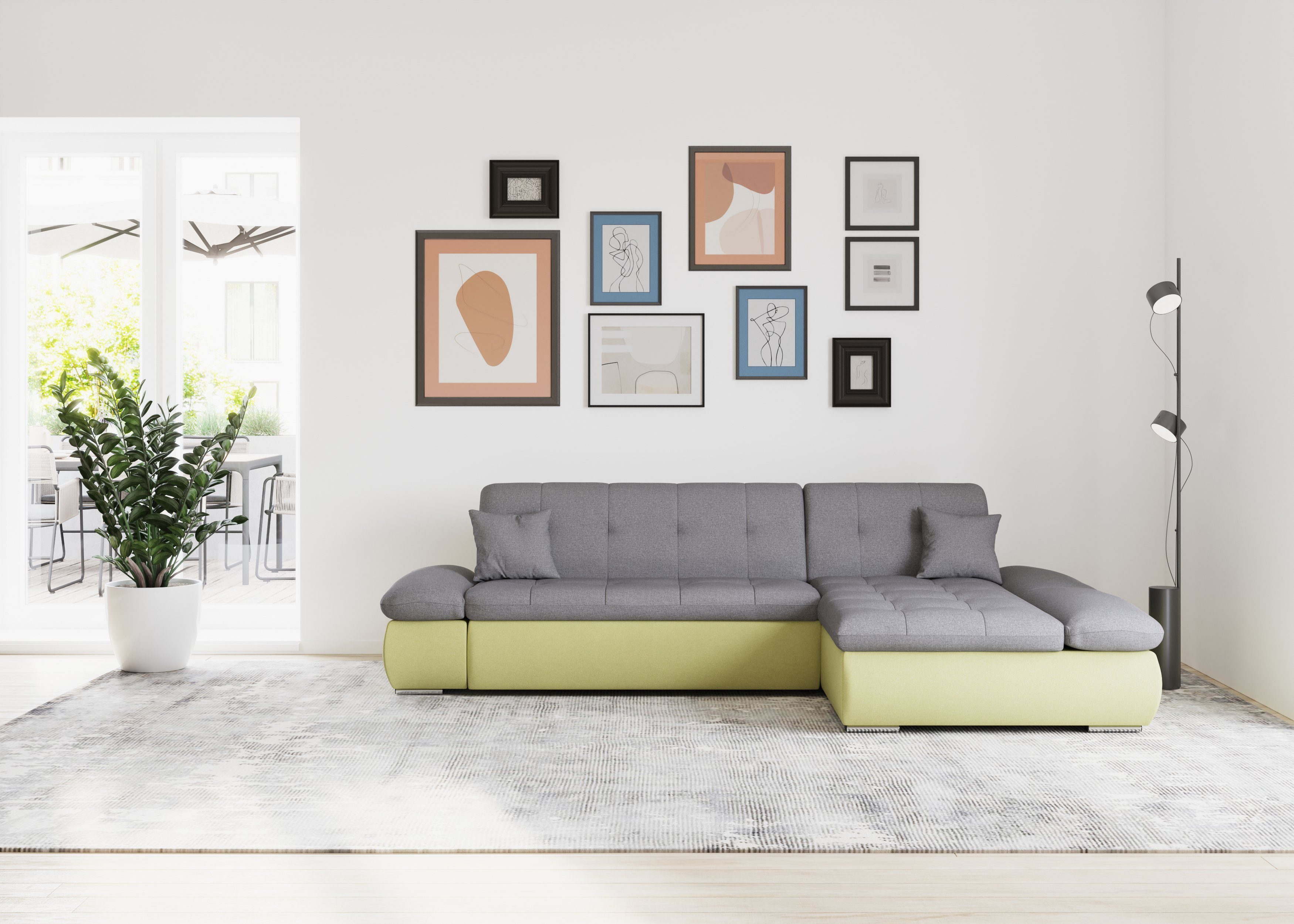 DOMO collection Ecksofa Moric, L-Form, XXL-Sofa günstig online kaufen