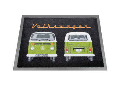 Fußmatte »VW Bulli T2«, VW Collection by BRISA, Rechteckig, Höhe 7 mm, In- und Outdoor, Waschbar