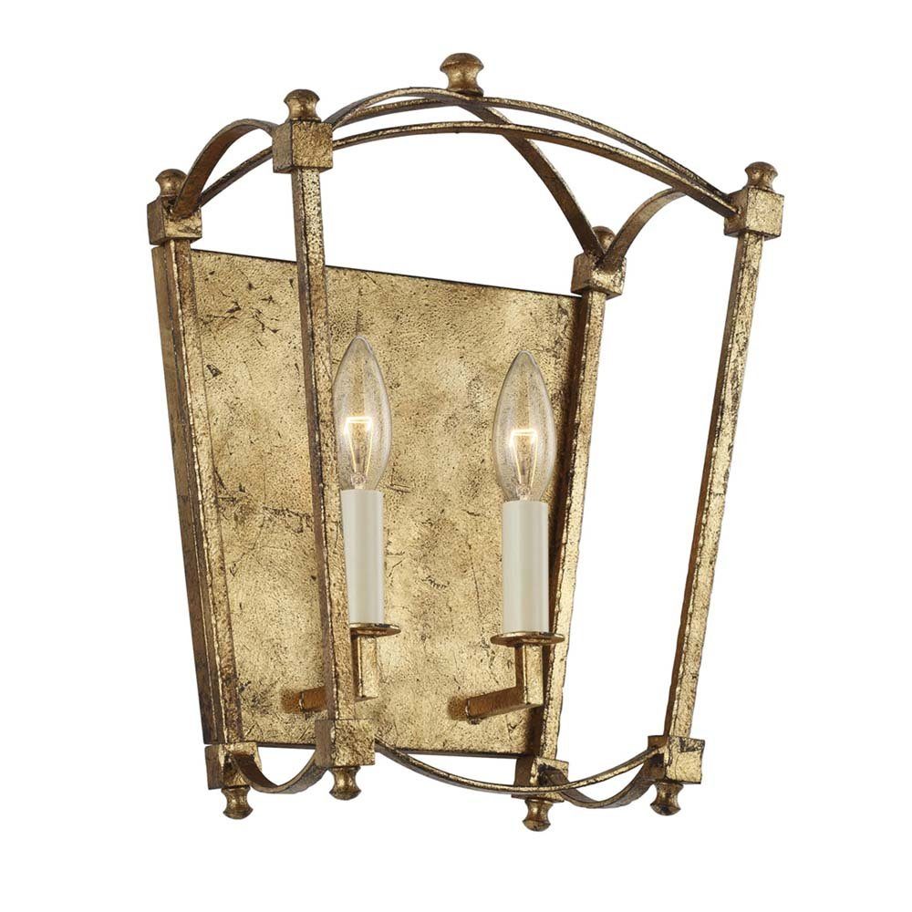 Elstead LIGHTING Wandleuchte, Leuchtmittel nicht inklusive, Wandleuchte Wandlampe Flurleuchte Schlafzimmerleuchte Antik Gold B