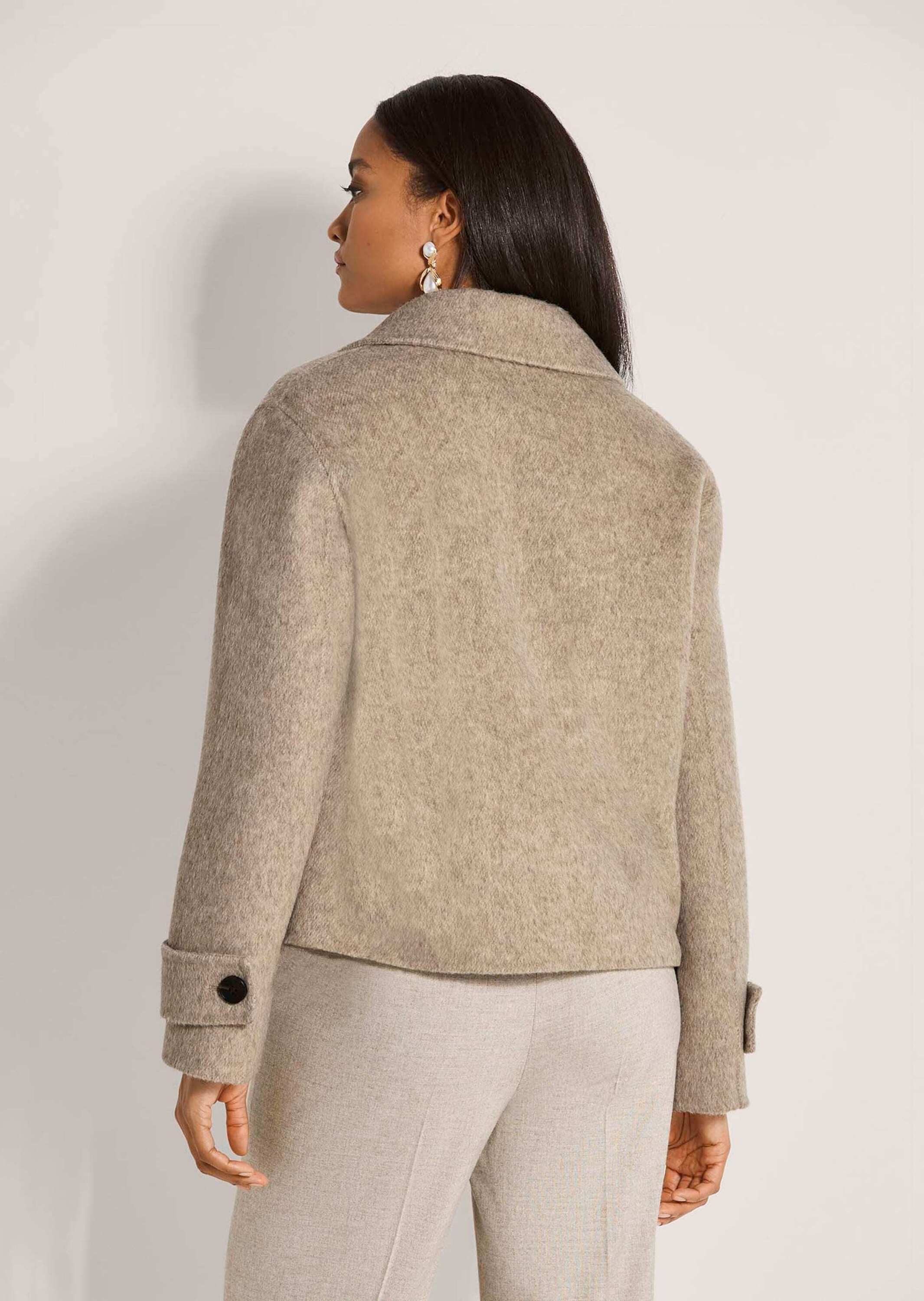 MADELEINE Outdoorjacke Caban-Jacke mit breitem Reverskragen Eleganter Klassiker, maritim inspiriert