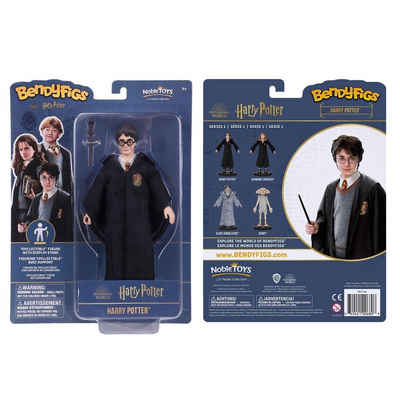The Noble Collection Actionfigur Harry Potter Biegefigur, (lässt sich in viele verschiedene Positionen biegen, ca. 19 cm), Harry Potter