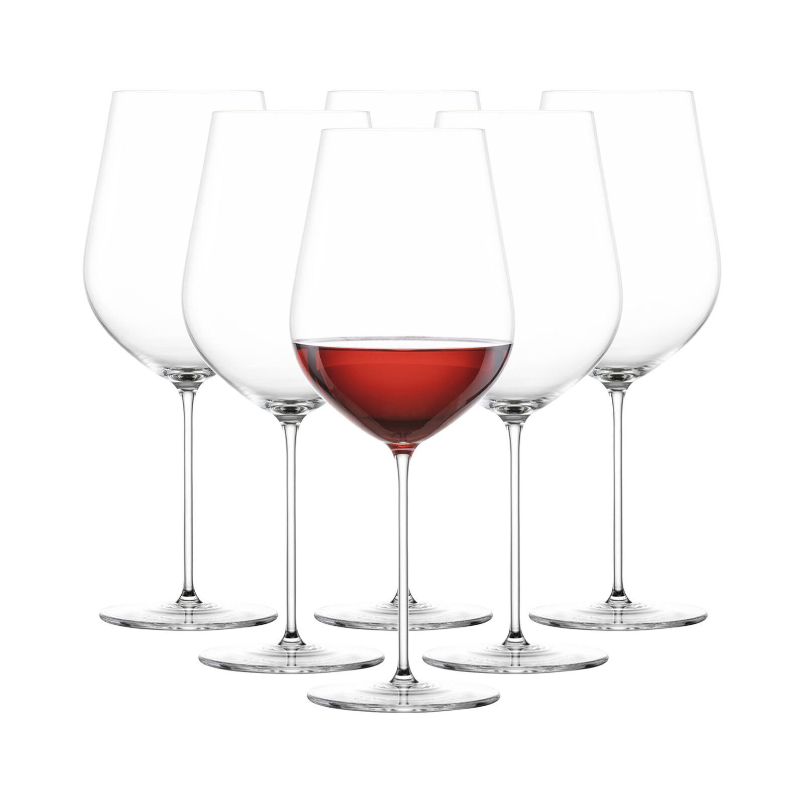 Zwiesel Glas Rotweinglas VUELO Rotweingläser 785 ml 6er Set, 6-tlg., Glas