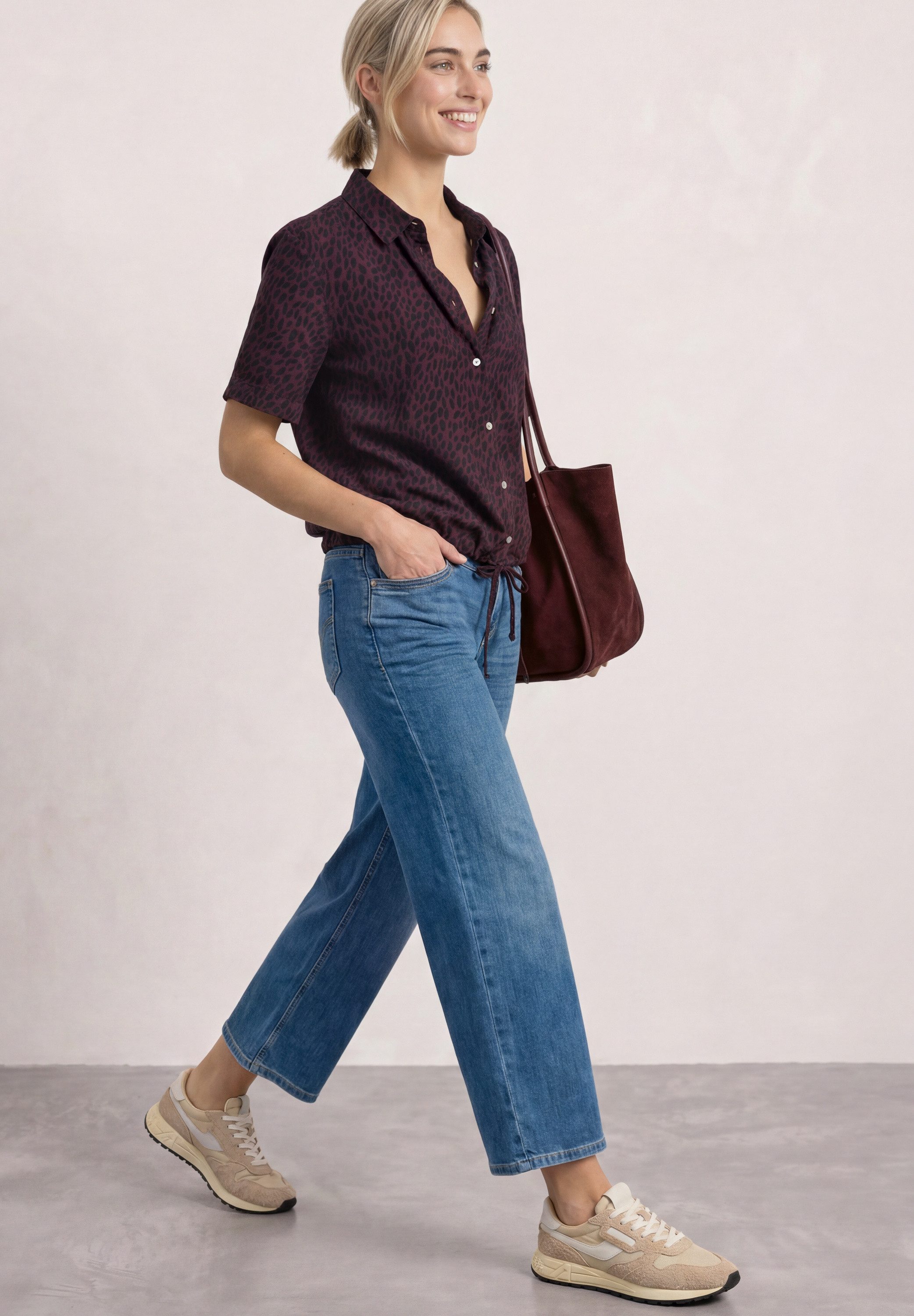 STREET ONE Hemdbluse in Blusen-Optik