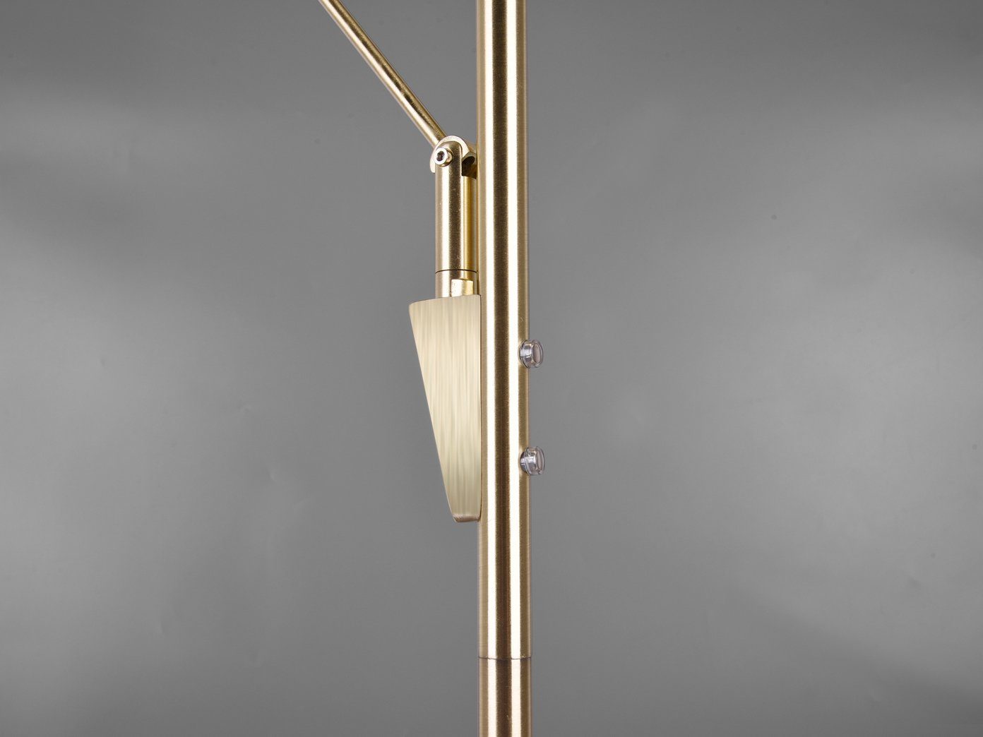TRIO LED Deckenfluter, Gold-en Dimmfunktion, H mit 179cm Warmweiß Neutralweiß - einstellbar, dimmbar Stehlampe Touch Leselampe Designklassiker