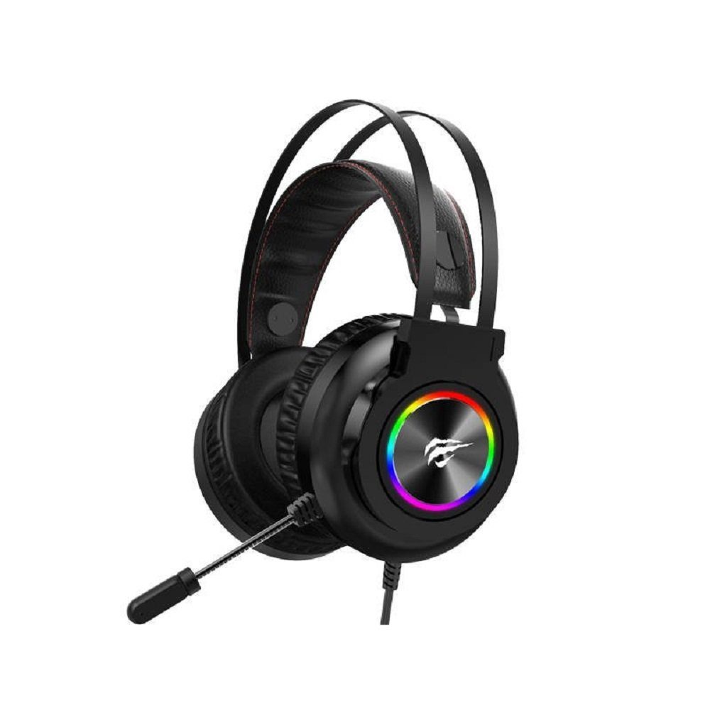 Havit Gamer Kopfhörer RGB On-Ear Headset mit Mikrofon USB Stereo Sound  Gaming-Headset