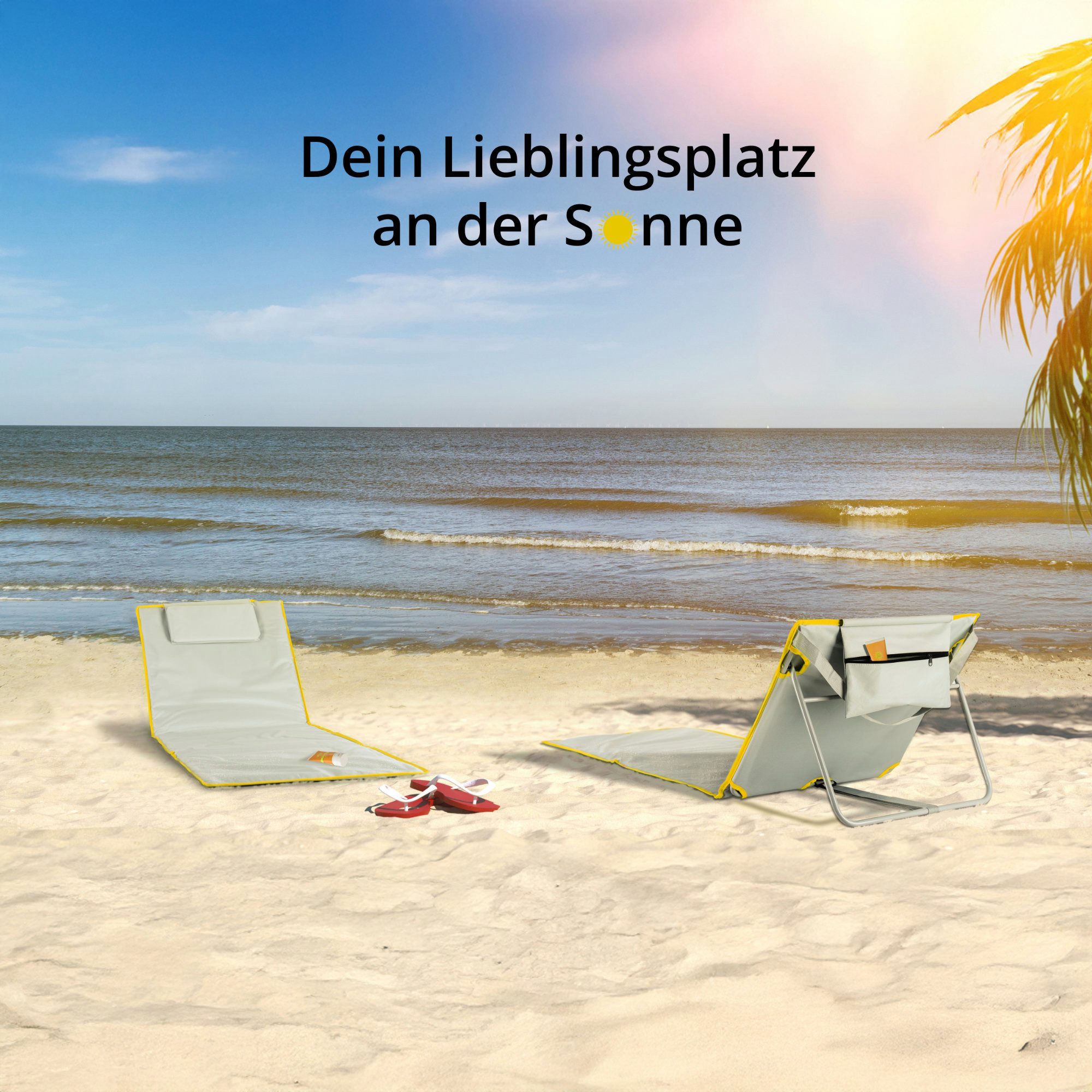 Stagecaptain Gartenliege 2x Set BM-160 GY günstig online kaufen