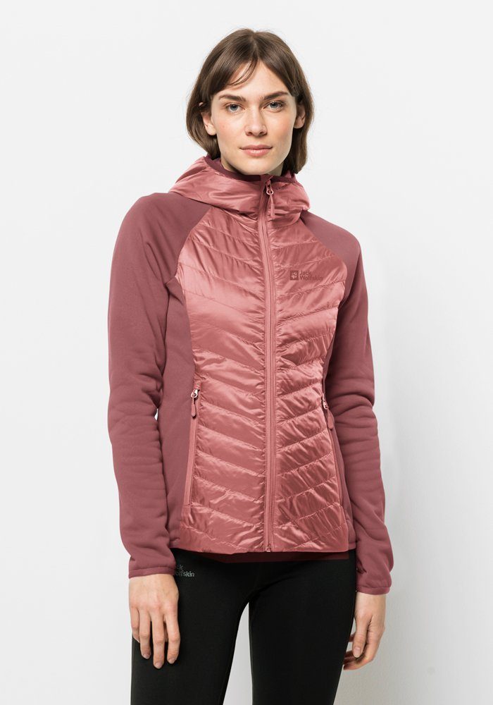 Beliebte Empfehlungen für 2024 Jack Wolfskin ROUTEBURN Hybridjacke HYBRID PRO W blush-powder