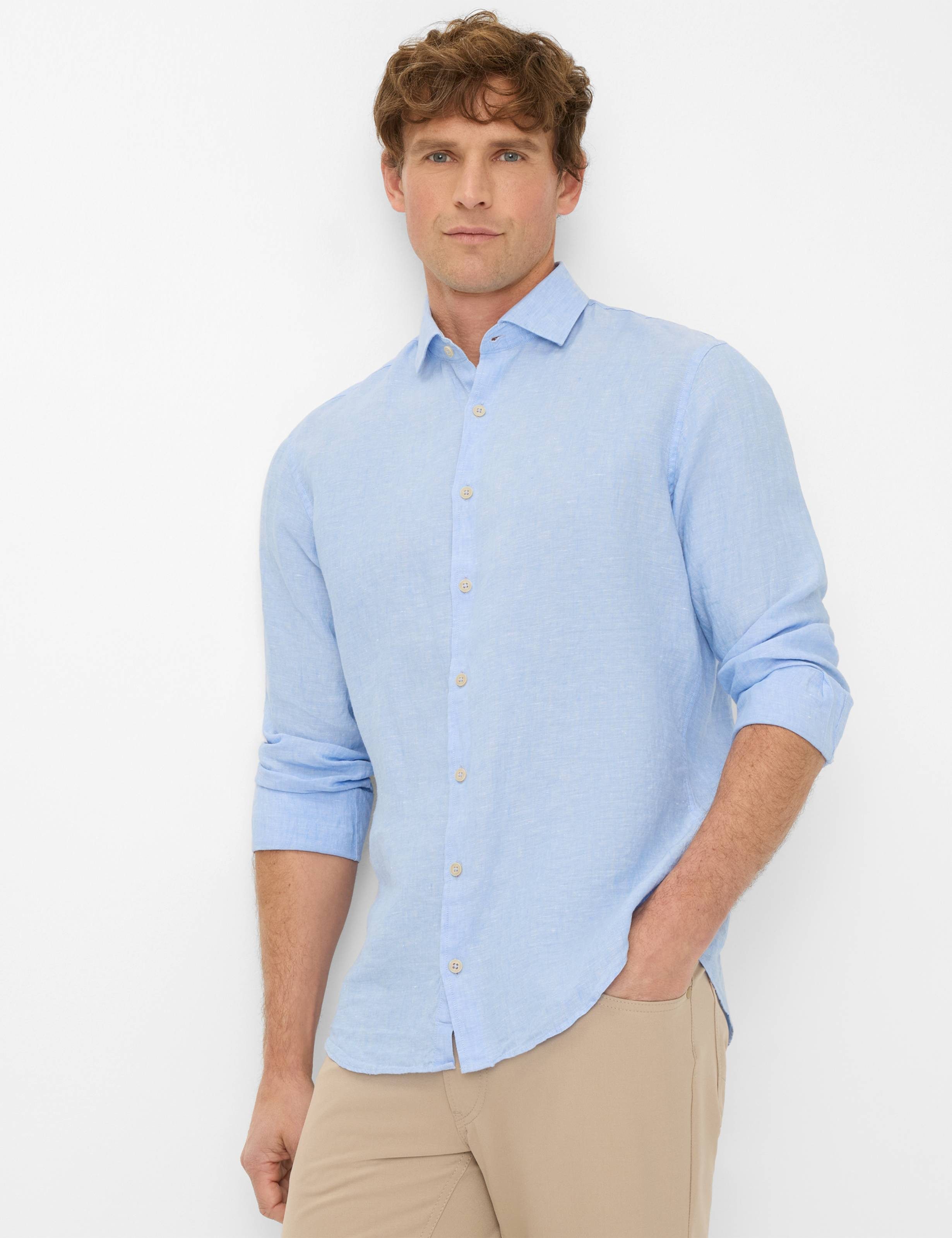 Brax Leinenhemd "Style DIRK" günstig online kaufen