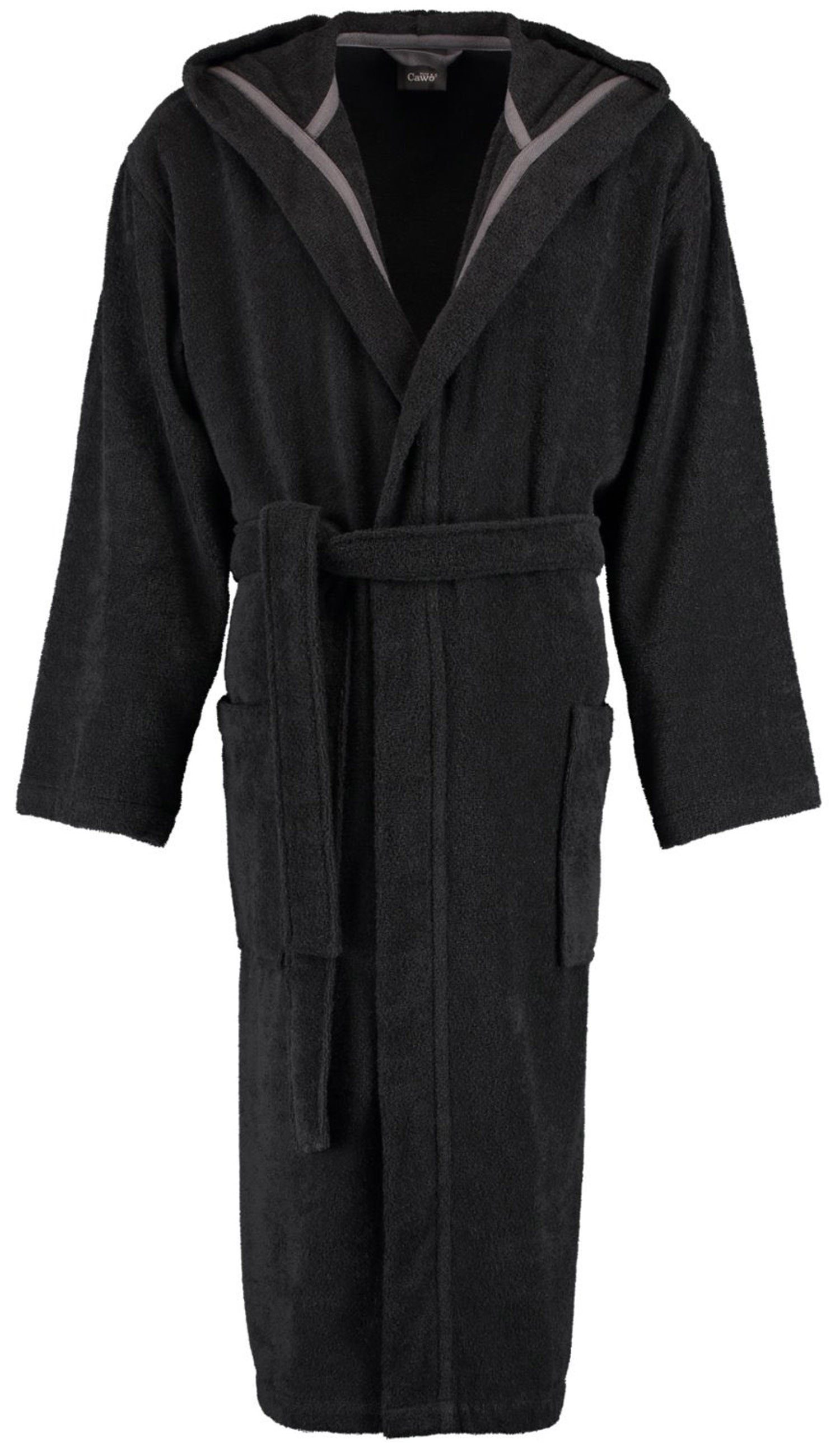 Cawö Home Herren Bademantel Kapuze 829 - Farbe: weiß - 67 - L günstig online kaufen
