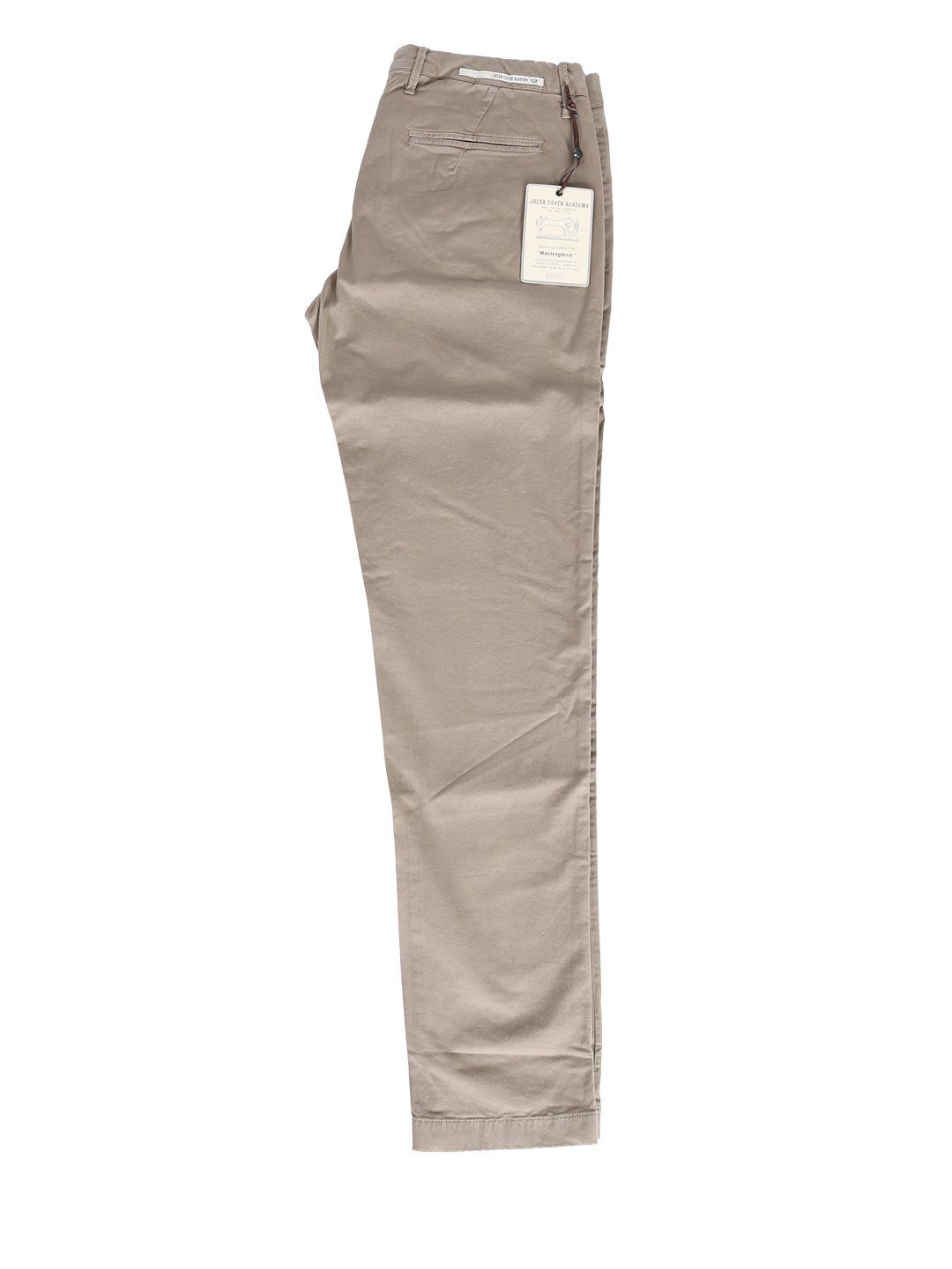 JACOB COHEN Chinohose Handgefertigt - Slim Fit - Stretch - Wolf - W34 L32