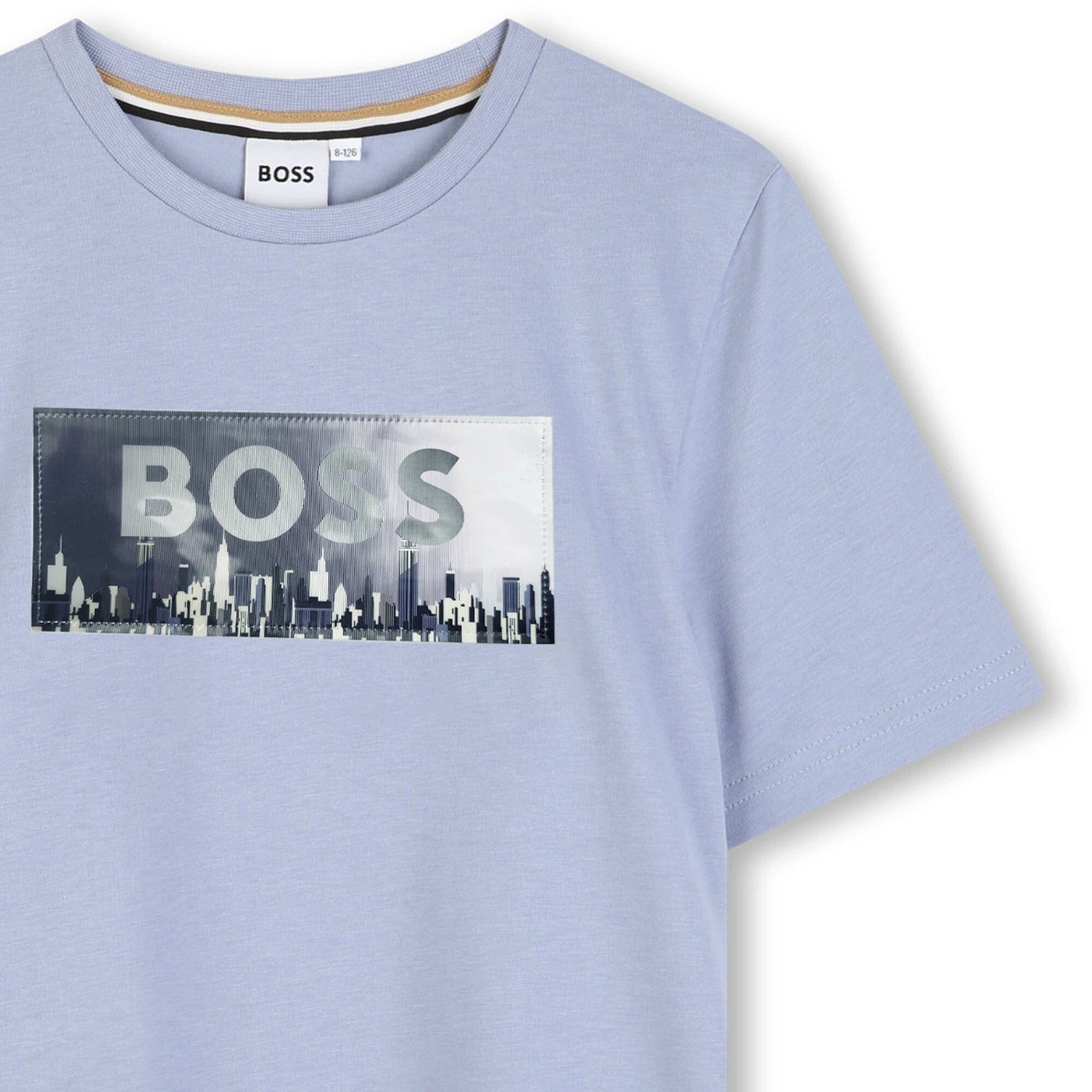 Boss Kidswear T-Shirt BOSS Kids – Kurzärmeliges T-Shirt (Skyline-Print)