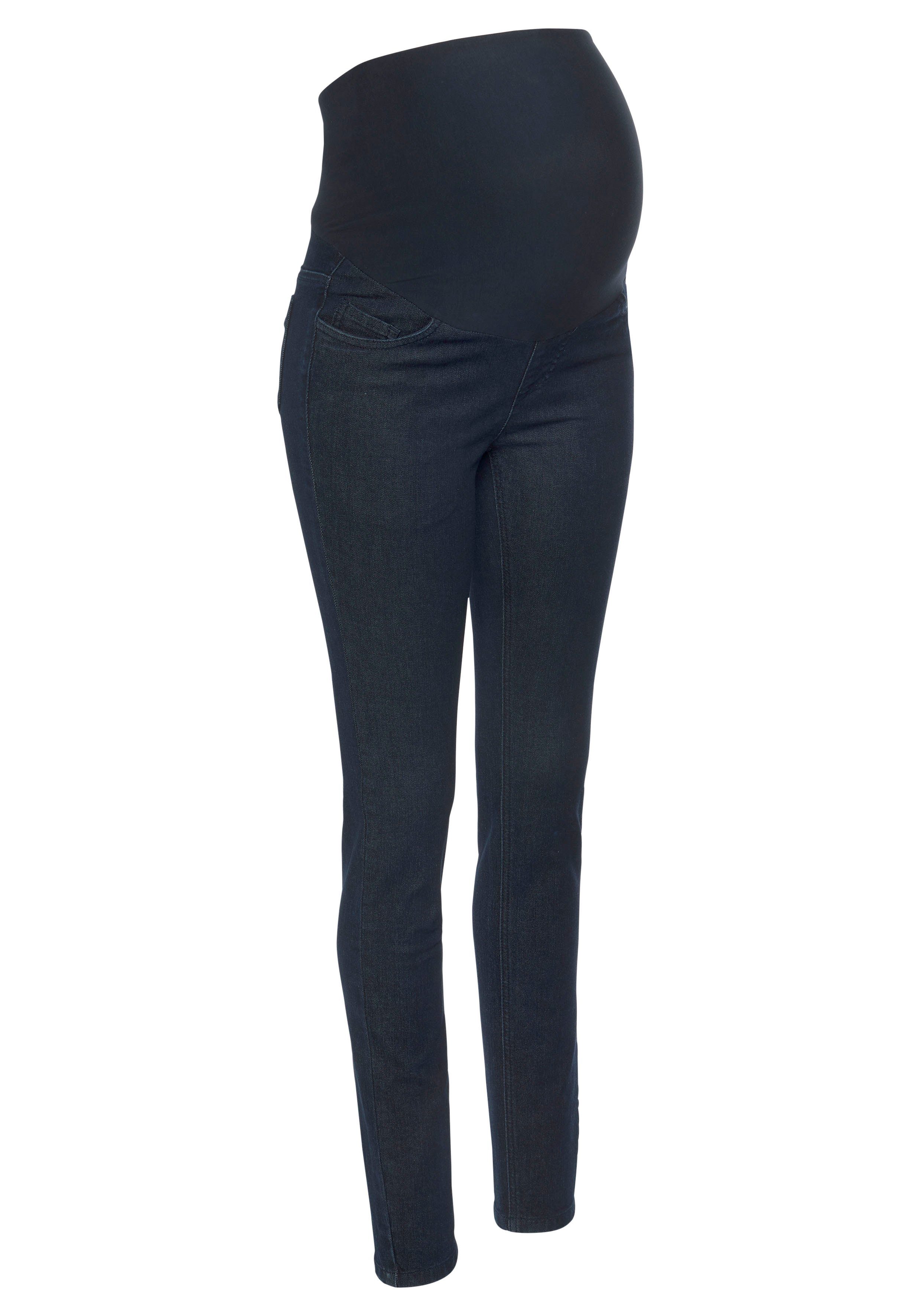 Neun Monate Umstandsjeans Stretch-Jeans für Schwangerschaft und Stillzeit schmale Beinform, hohe Taille, langes Bein