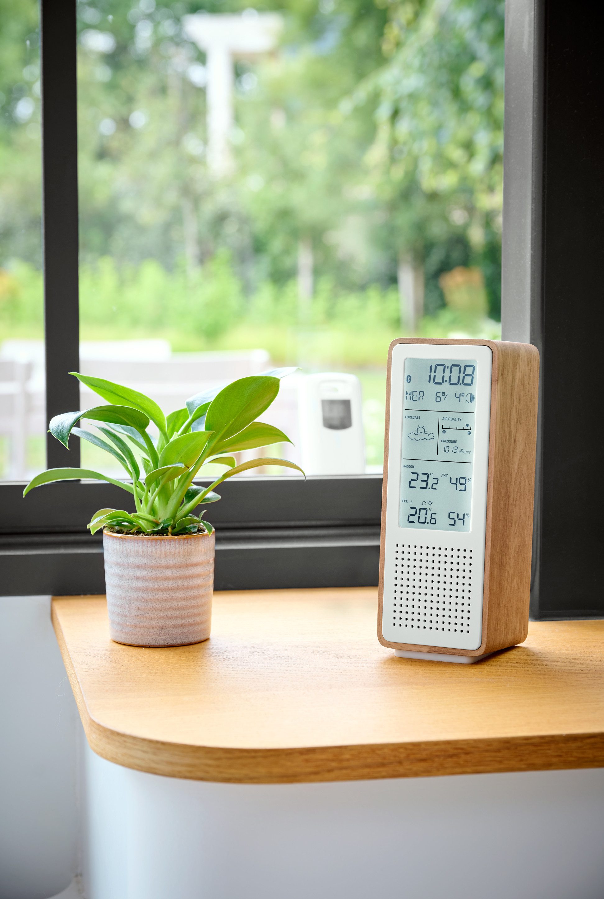 Thomson Thomson Wetterstation WS102 white/wood Wetterstation