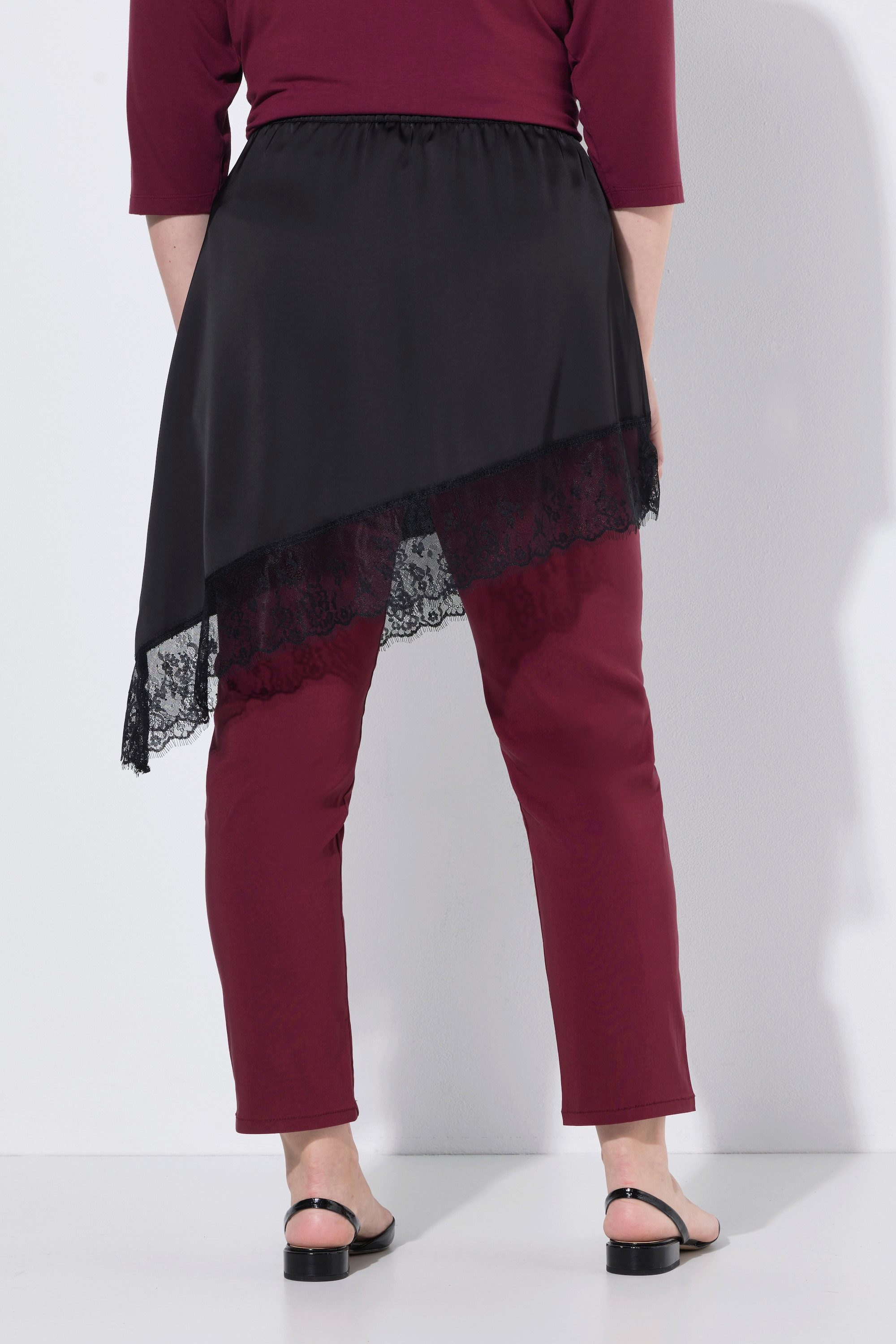 MIAMODA Minirock Satin-Rock A-Linie