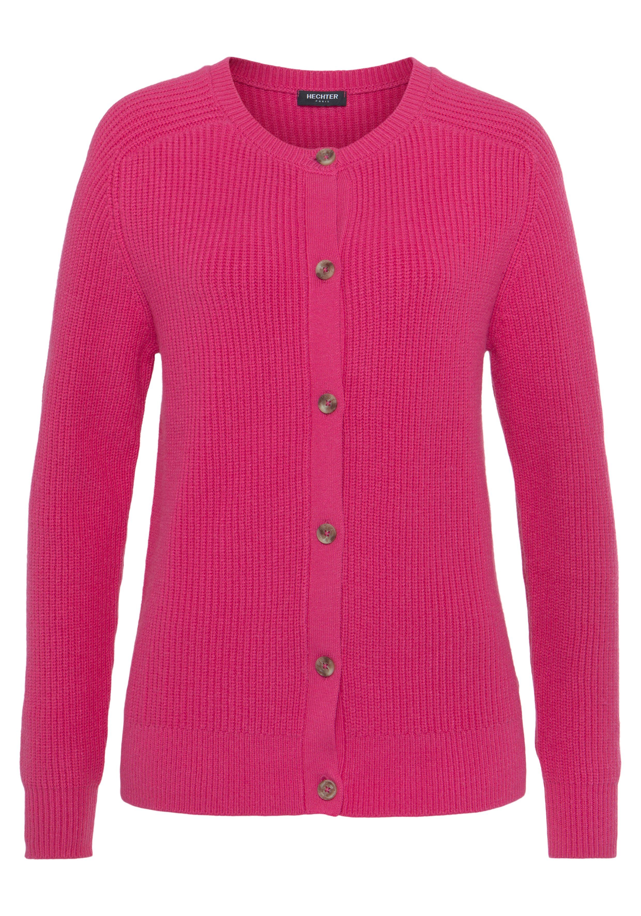 HECHTER PARIS Strickjacke mit Knopfleiste