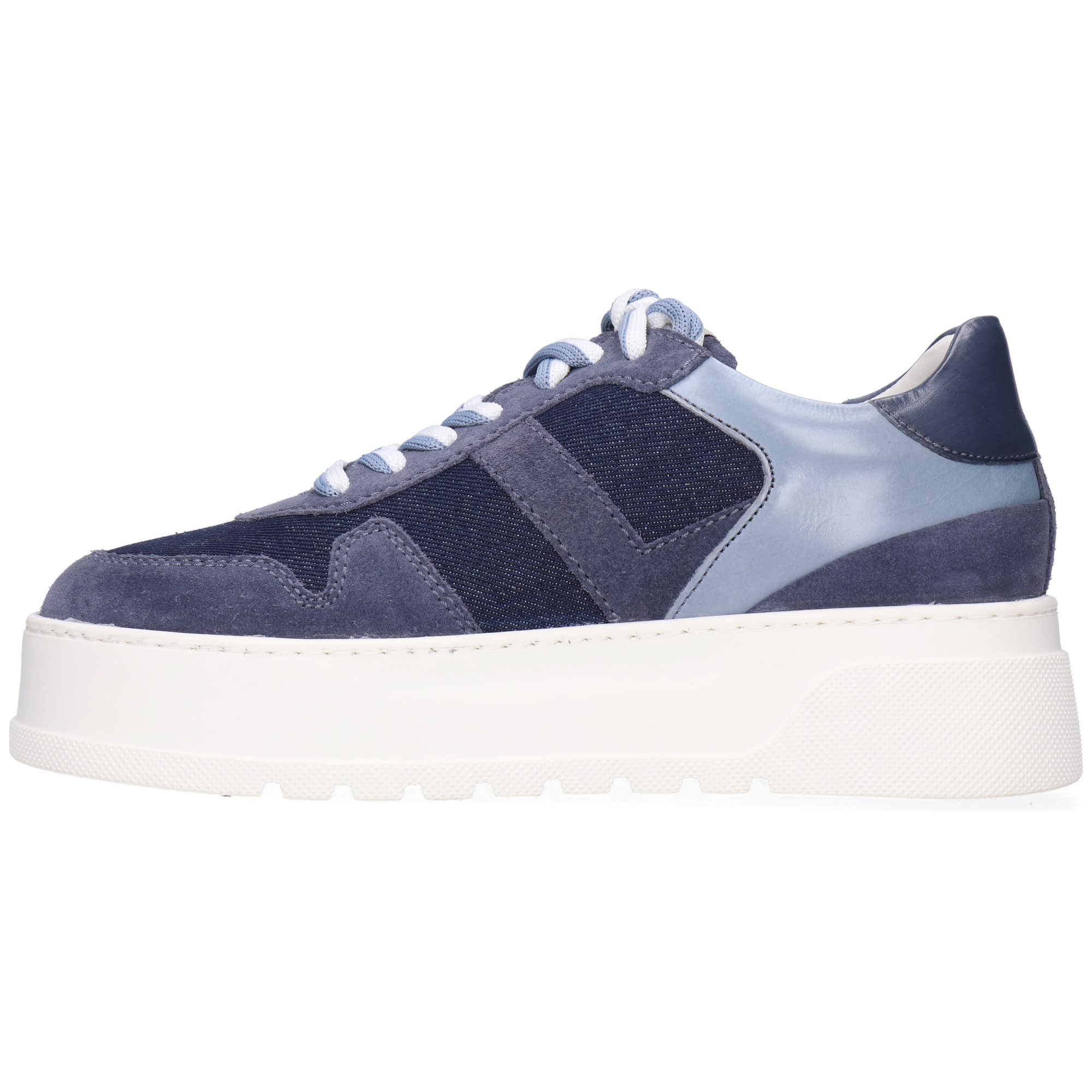 Melvin & Hamilton Alga 2 Leder-Sneakers für Damen Sneaker Plateausohlen, Echtes Leder, Herausnehmbare Innensohle