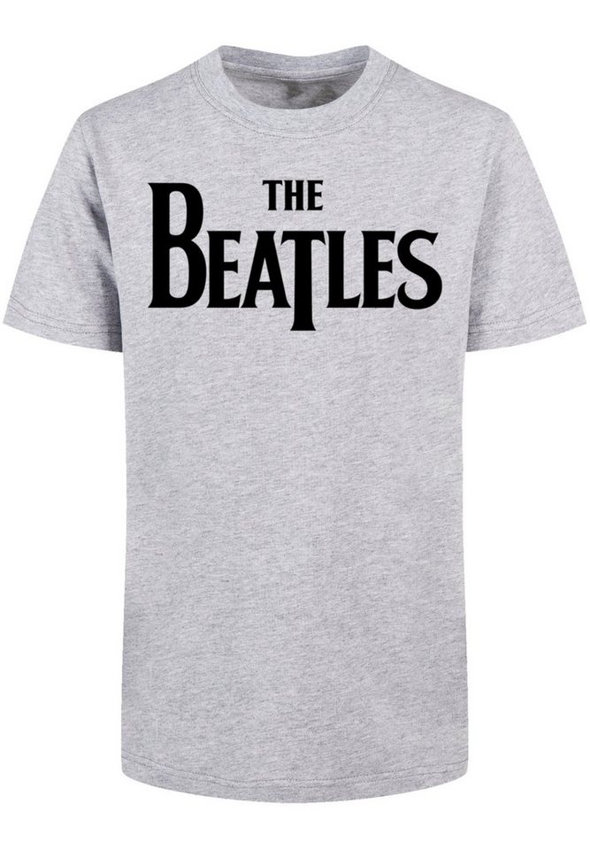 F4NT4STIC T-Shirt The Beatles Drop T Logo Print, Sehr weicher Baumwollstoff  mit hohem Tragekomfort