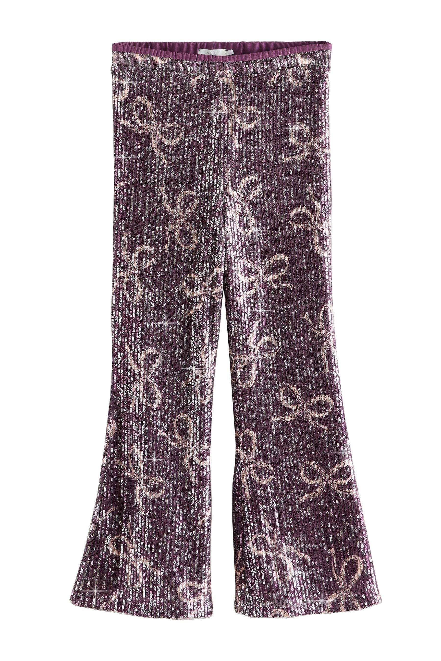 Leggings Party-Leggings mit ausgestelltem Bein