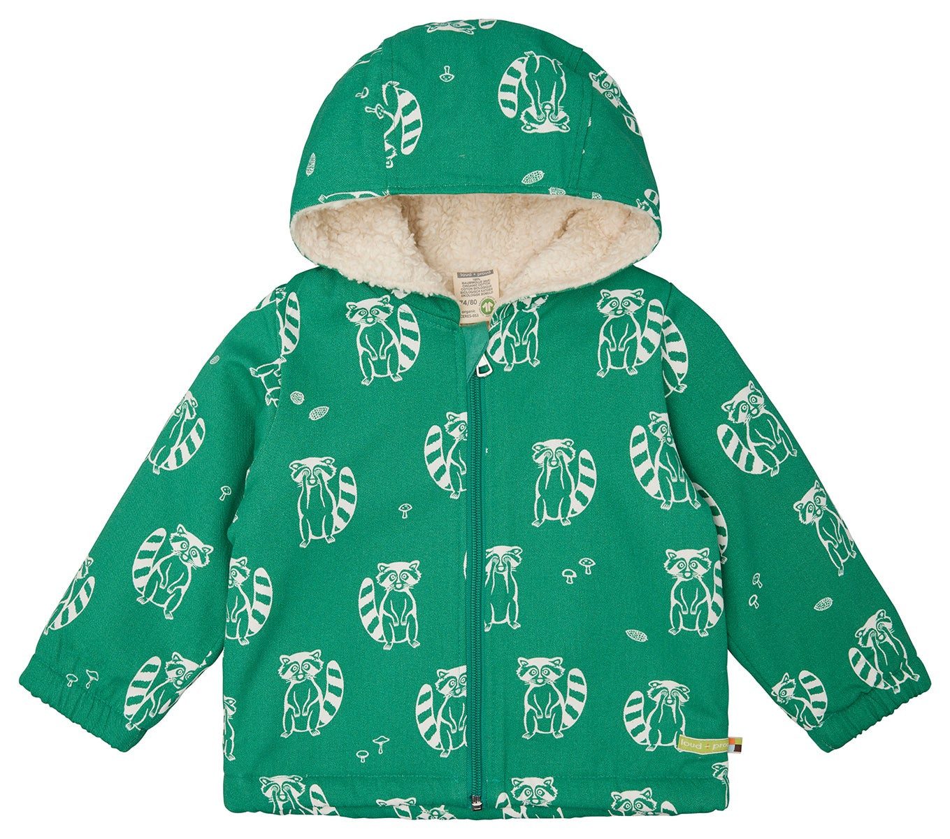 Outdoorjacke aus Bio Baumwolle, wasserabweisend