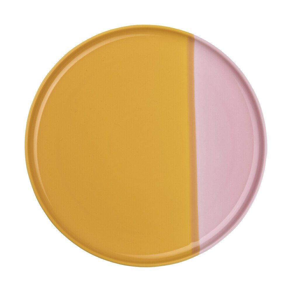 ASA SELECTION Speiseteller Essteller 27 cm Joy Passion Fruit Smoothie, (1 St), Essteller, Ø26,5cm, Porzellan, orange