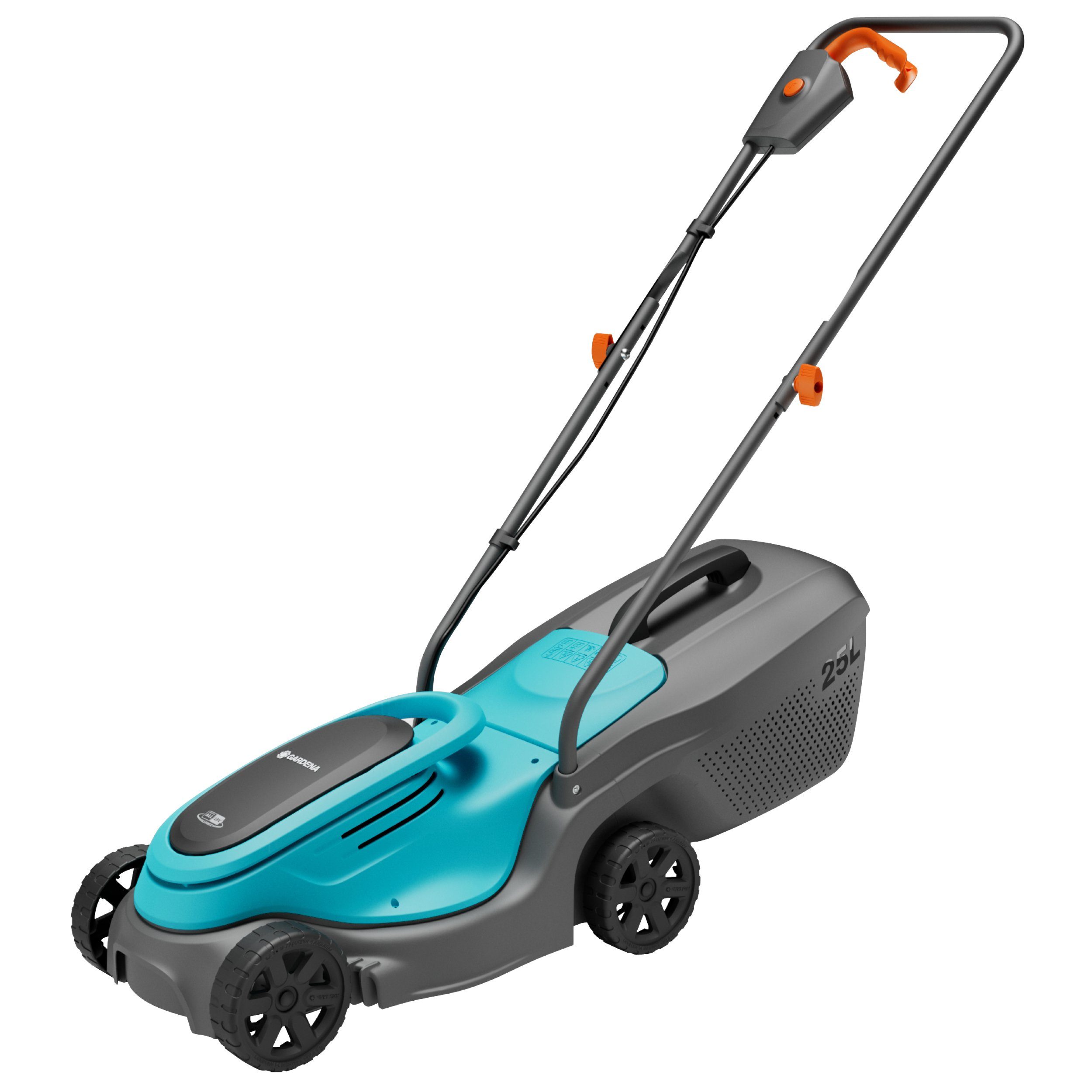 GARDENA Akkurasenmäher PowerMax 30/18V inkl. Akku, bis 150 m², Schnitt: 30 cm, 25l Volumen, ergonomisch