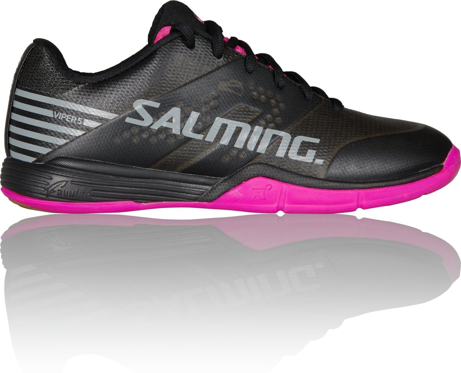 SALMING Black/Pink Shoe Women Handballschuh Jewel 5 Viper