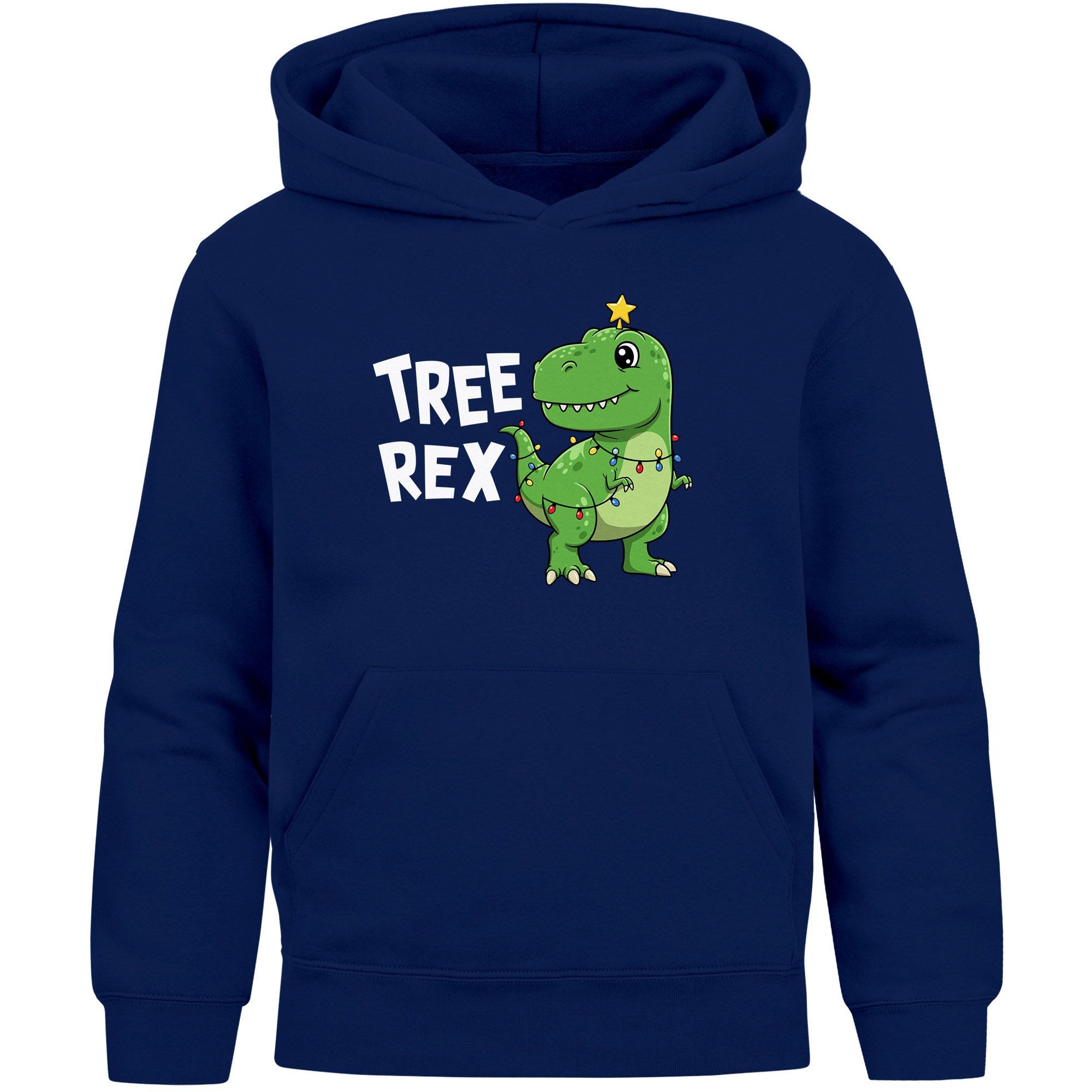 Hoodie Kinder Hoodie Weihnachtspullover Jungen Mädchen Tree Rex