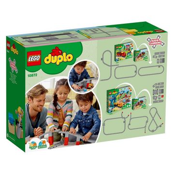 LEGO® Konstruktions-Spielset 2er Set: 10872 Eisenbahnbrücke und Schienen + 1088