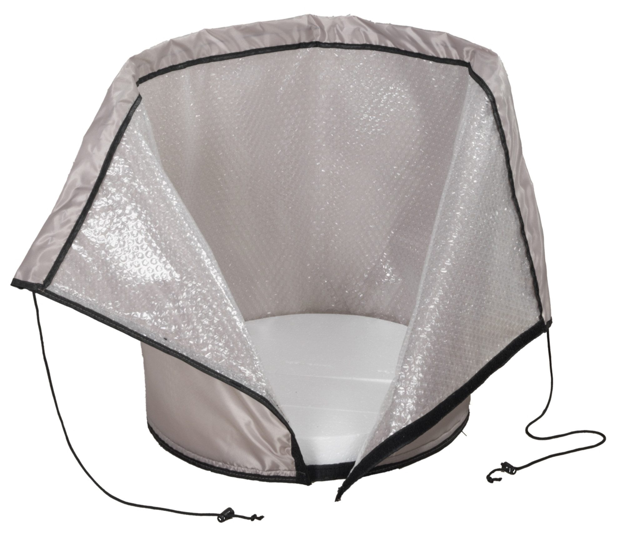 Maximex Winterschutzhaube Thermo-Pflanztopf-Sack, Frostschutz für Pflanzkübel, extra dicke Bodenplatte, ØxH: 30x40 cm – Bild 3 von 5