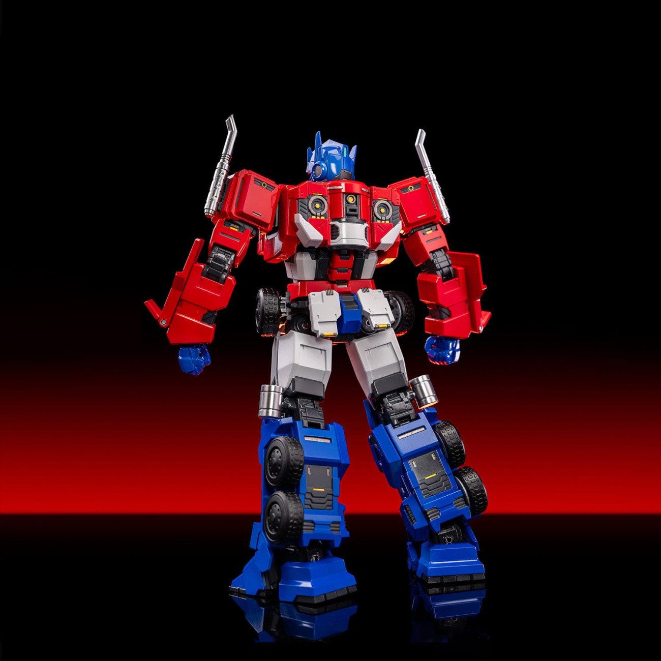 Unix Square Actionfigur Transformers Combot Diecast Actionfigur Optimus Prime 19 cm