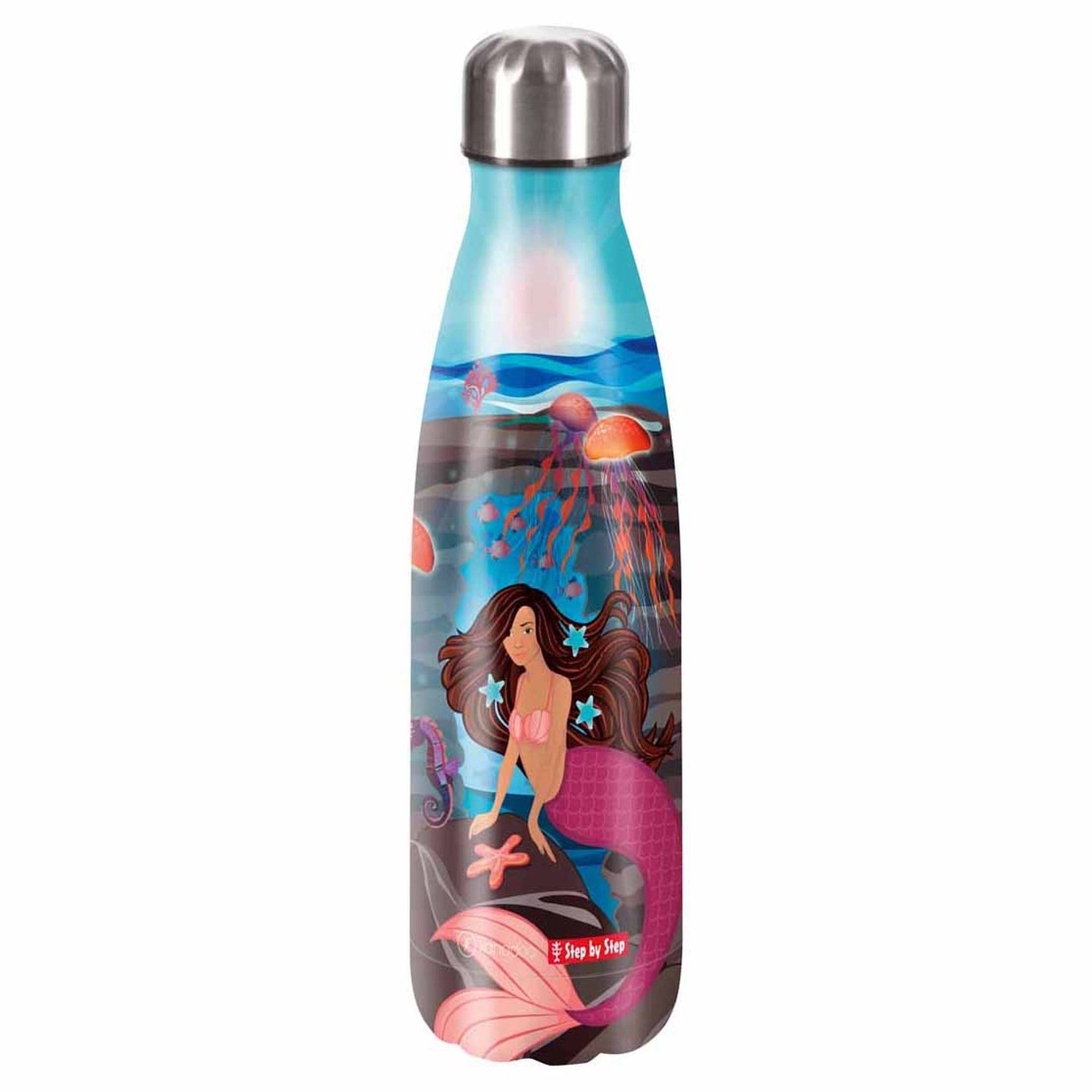 Step by Step Trinkflasche Isolierte Edelstahl - Trinkflasche 500ml (Mermaid Delia)