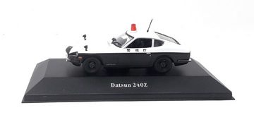 Editions Atlas Sammlerauto Datsun 240Z Polizei Japan schwarz weiß 1:43 Metall Kunststoff Sammlermodell, Maßstab 1:43