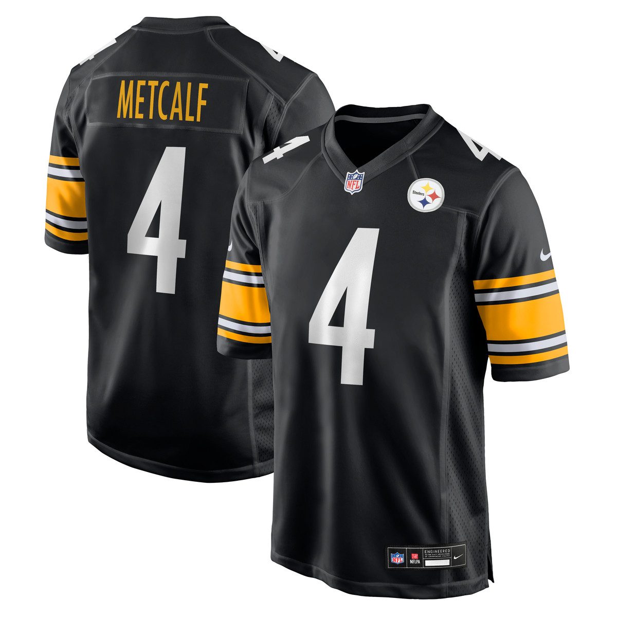Nike Footballtrikot Nike Trikot Pittsburgh Steelers NFL Home Game Jersey Metcalf 4