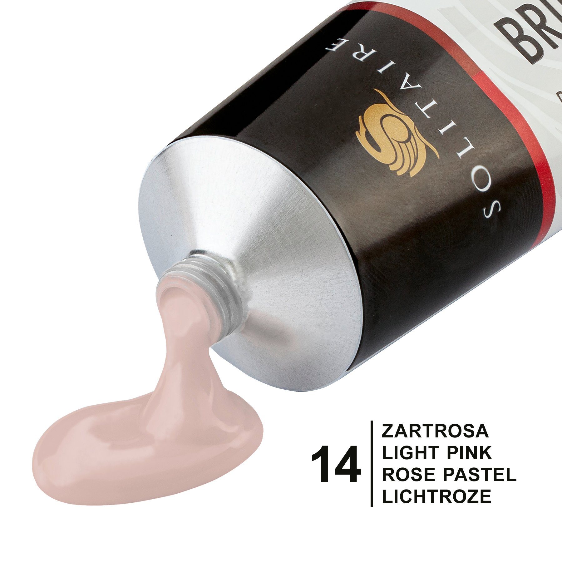 Solitaire Brilliant Schuhcreme - Pflegecreme für alle Glattleder Schuhcreme