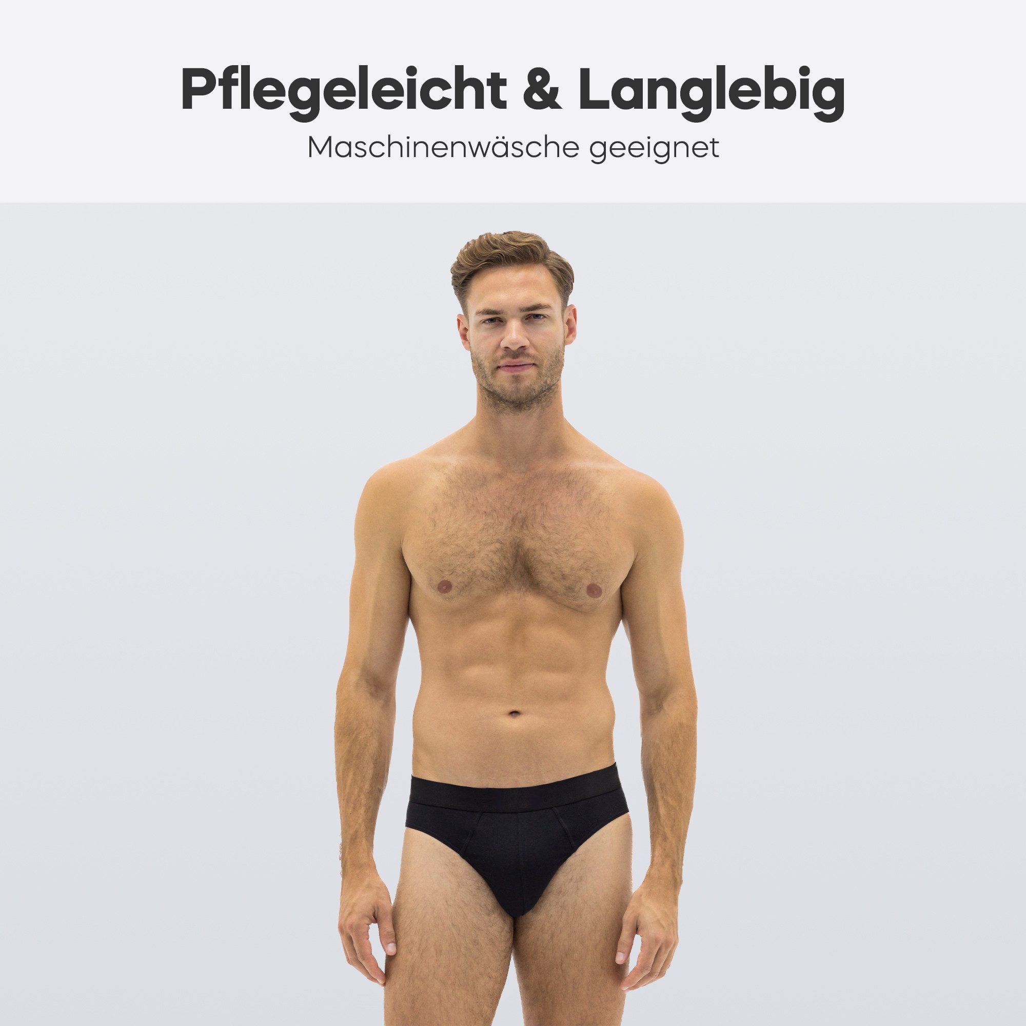 Barrio 13 Slip Herren Unterhosen aus Baumwolle (Packung, 5-St., 5er-Pack) Männer Unterwäsche mit elastischem Komfortbund