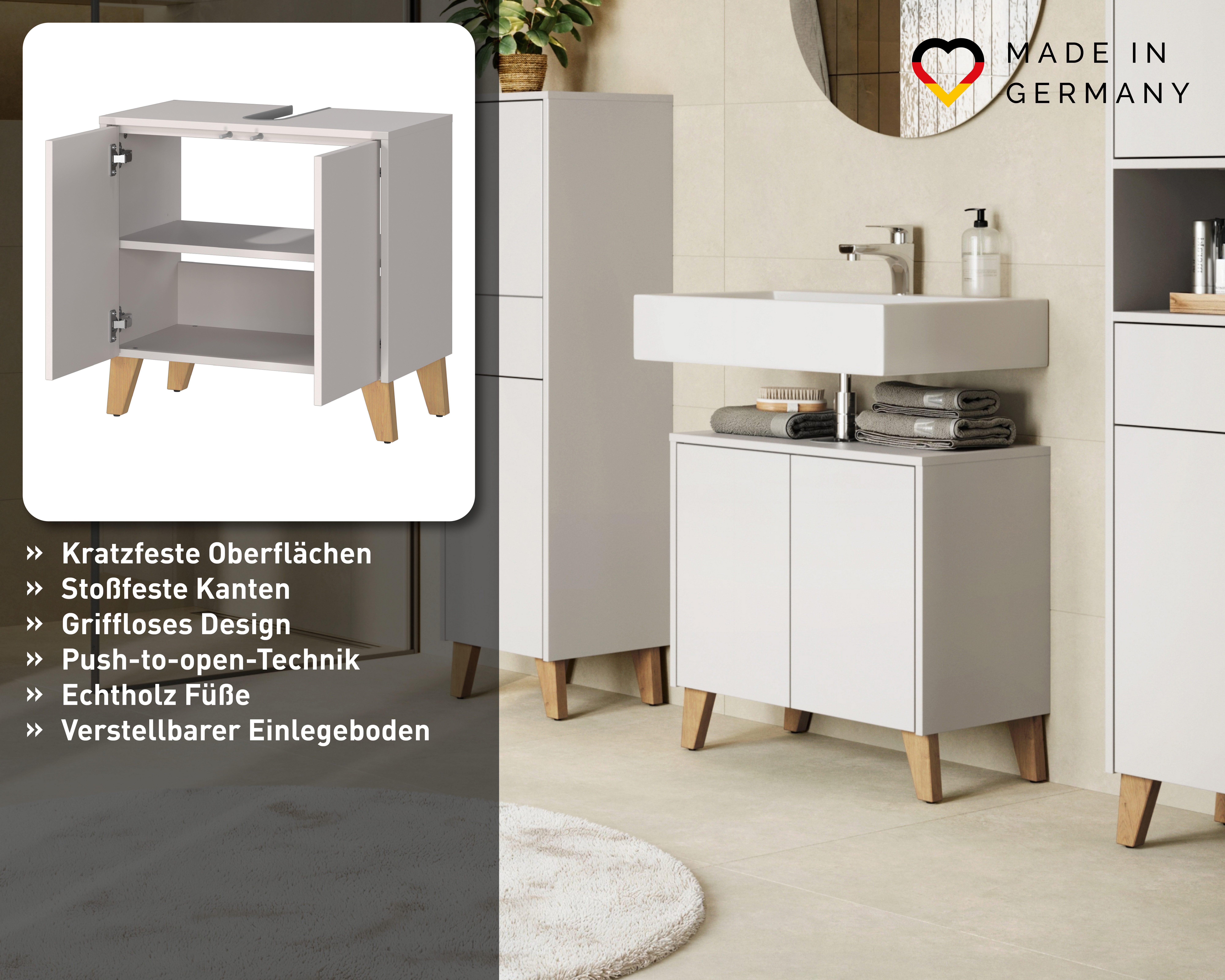 GERMANIA Waschbeckenunterschrank GW-Arnea – Bild 3 von 5