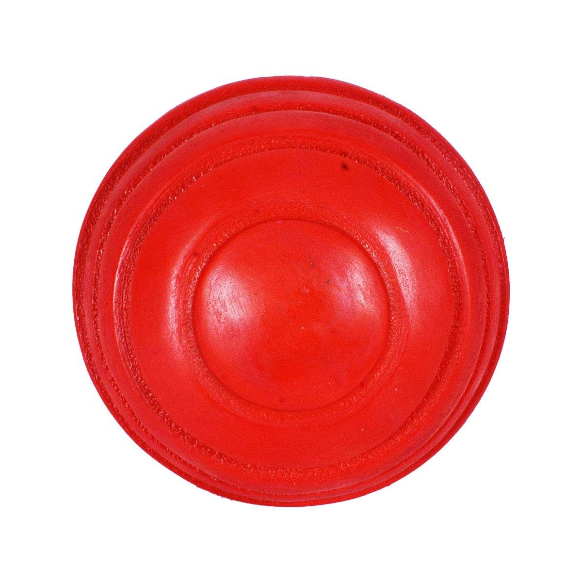 DSC Spielball Synthetische Wobble Leder Cricket Ball (Inhalt des Kartons: 1 Cricket-Ball, Oberfläche des Balls verbessern Grip und Kontrolle), Geeignet für Praxis Spiel, Turnier Spiel, Top Qualität Kork