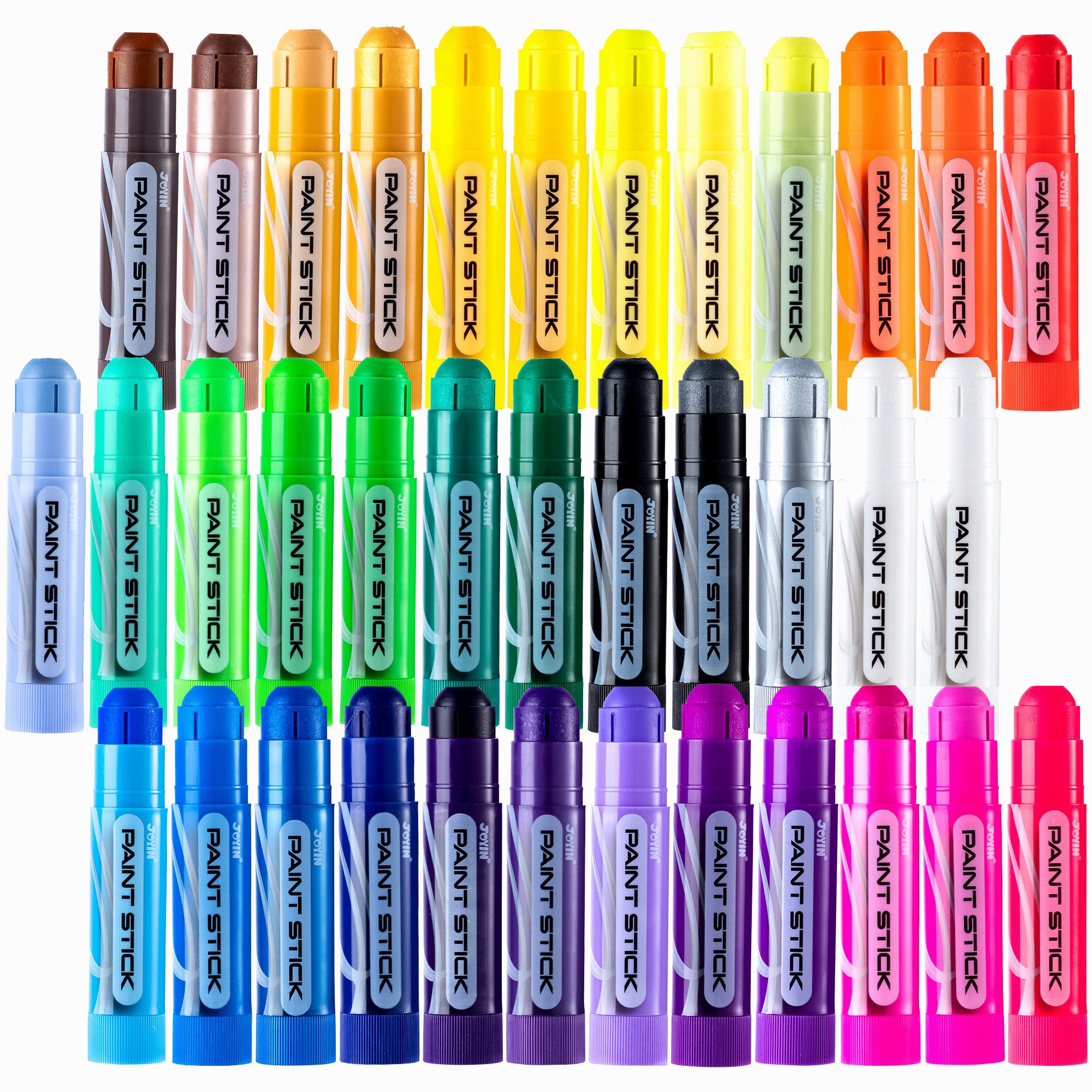 JOYIN Malstift JOYIN 36 Stück Abwaschbare Tempera Malstifte, Schnelles Trocknen, (36-tlg)