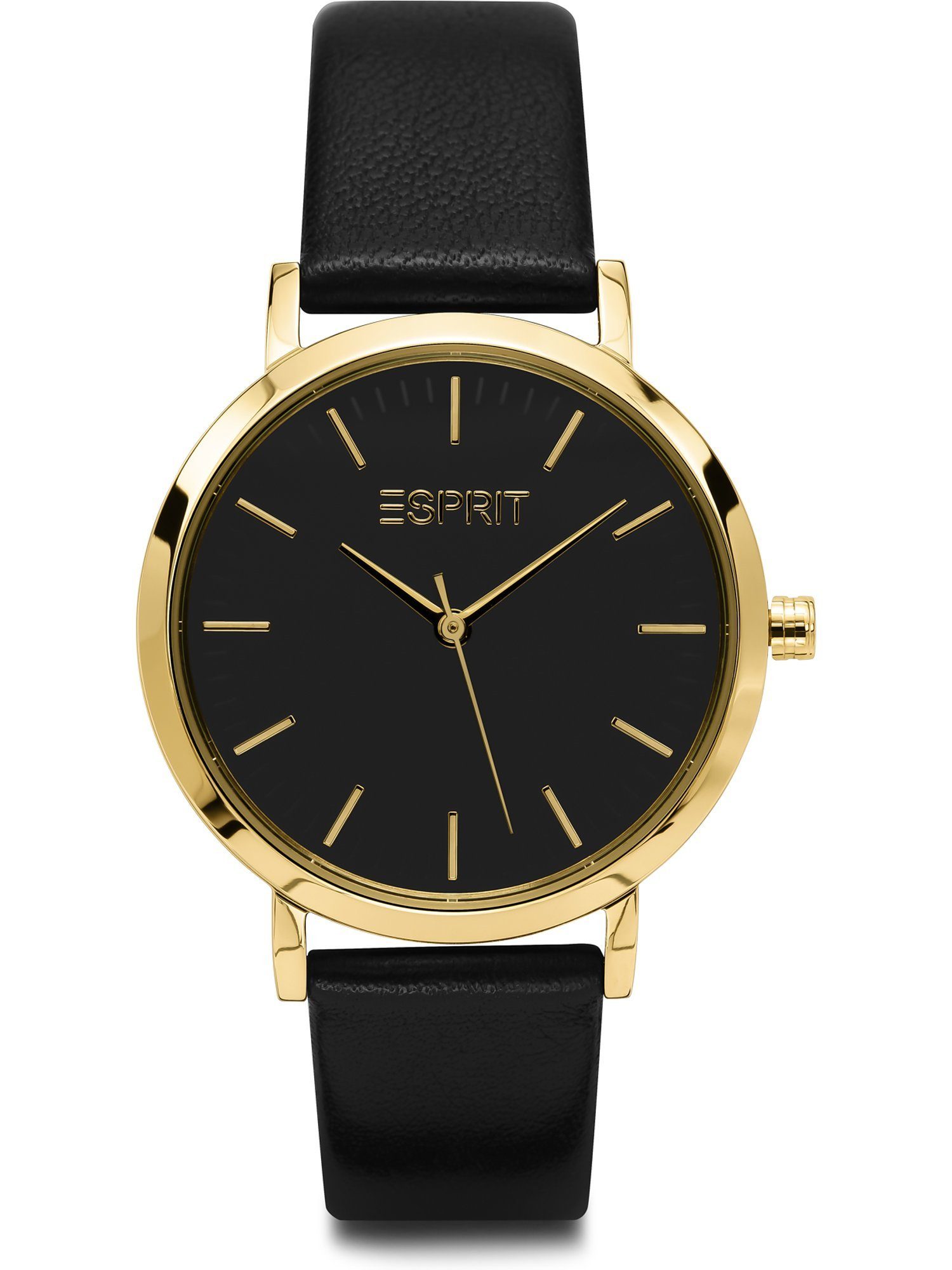 Esprit Quarzuhr ESPRIT Damen-Uhren Analog Quarz, Klassikuhr schwarz