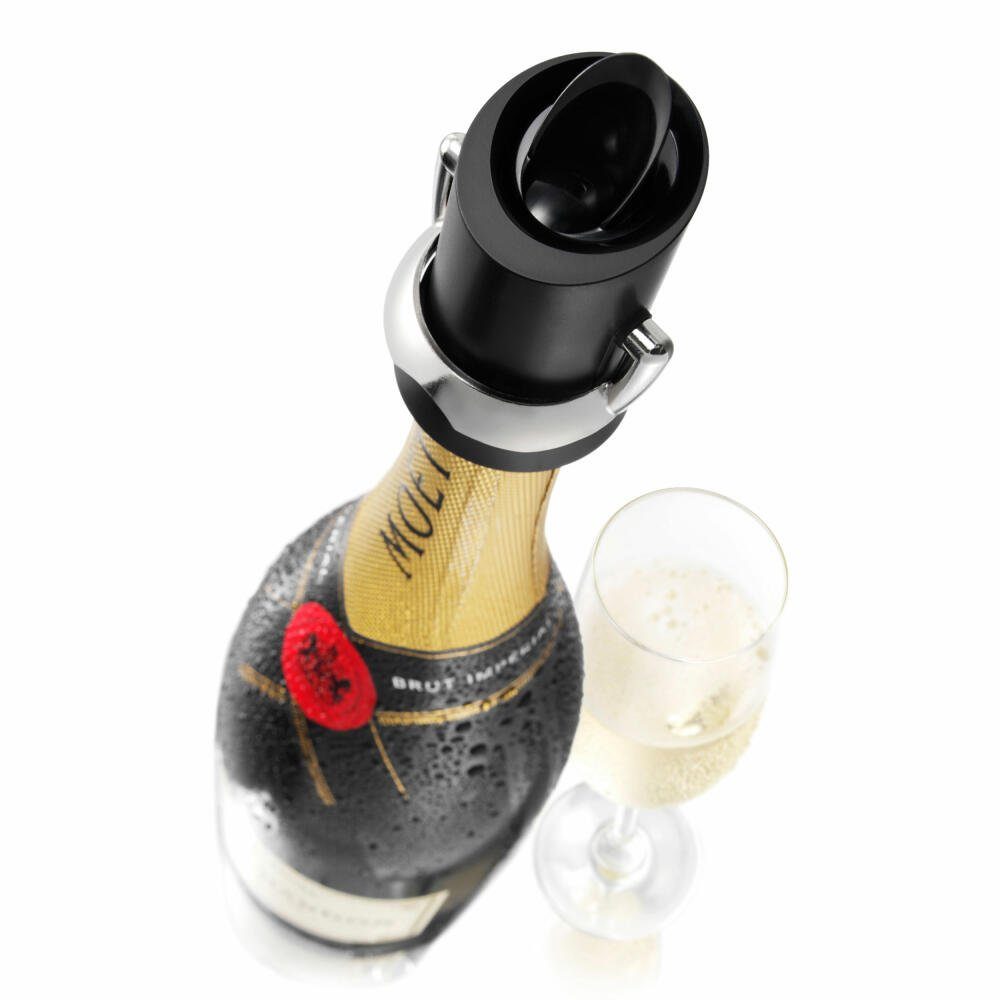 VACUVIN Flaschenausgießer 2-in-1-Champagnerausgießer